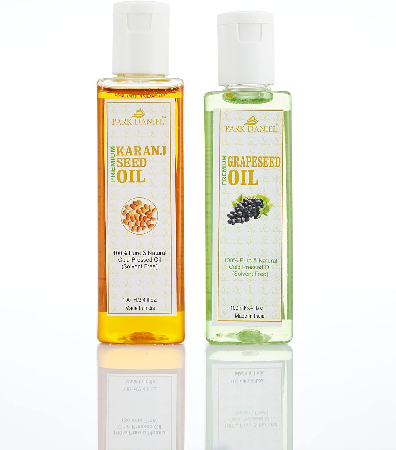 Park Daniel Karanj Oil & Grapeseed Oil, 200 Ml (Pack of 2) image number 2