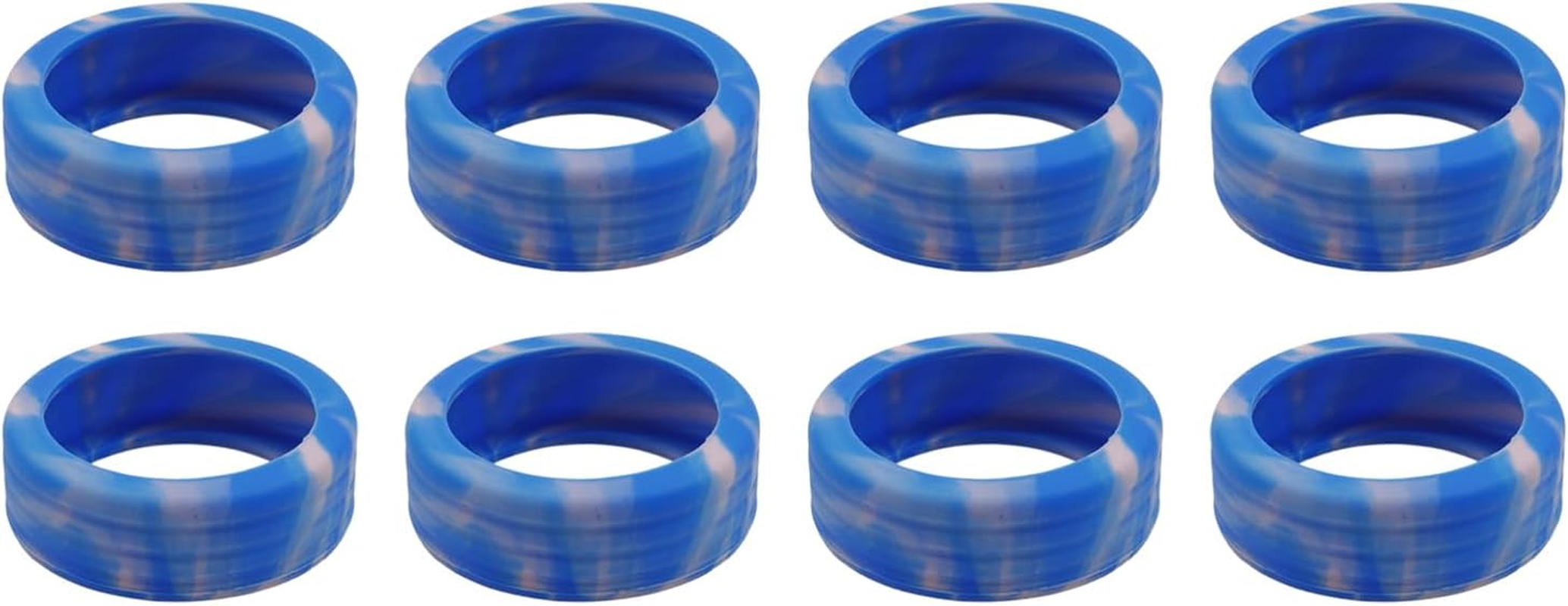 HEVSTIL 8PCS Luggage Wheel Covers, Luggage Wheel Silent Protector Covers, Silicone Suitcase Wheel Cover,Wheel All-Inclusive Silicone Protective Covers for Most 8-Spinner Wheels Luggage Sets,Blue Pink