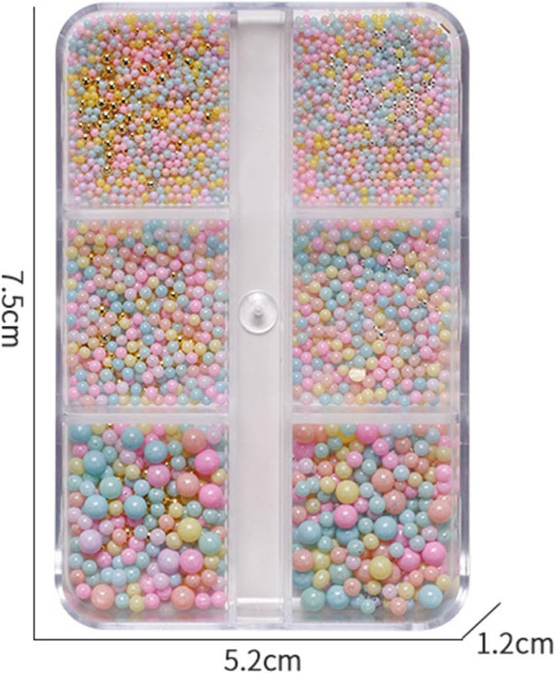 Loodgao DIY Nail Art Stickers 3D Self Adhesive Floral Nail Decals Small Flower Designs Colorful Summer Nails for Women Girls Manicure Accessories Trendy Type E One Size - Type F image number 2