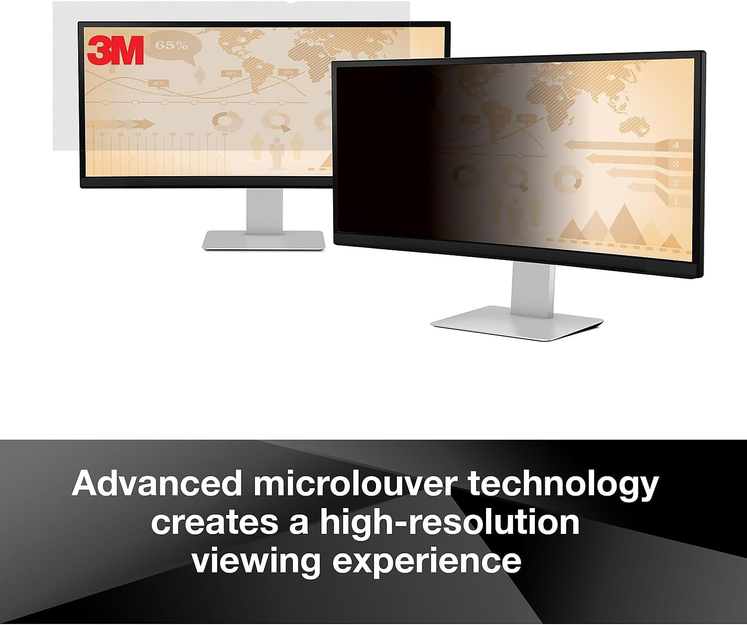 3M Privacy Filter for 21.5In Full Screen Monitor with 3M Comply Magnetic Attach (16:9 Aspect Ratio) image number 5