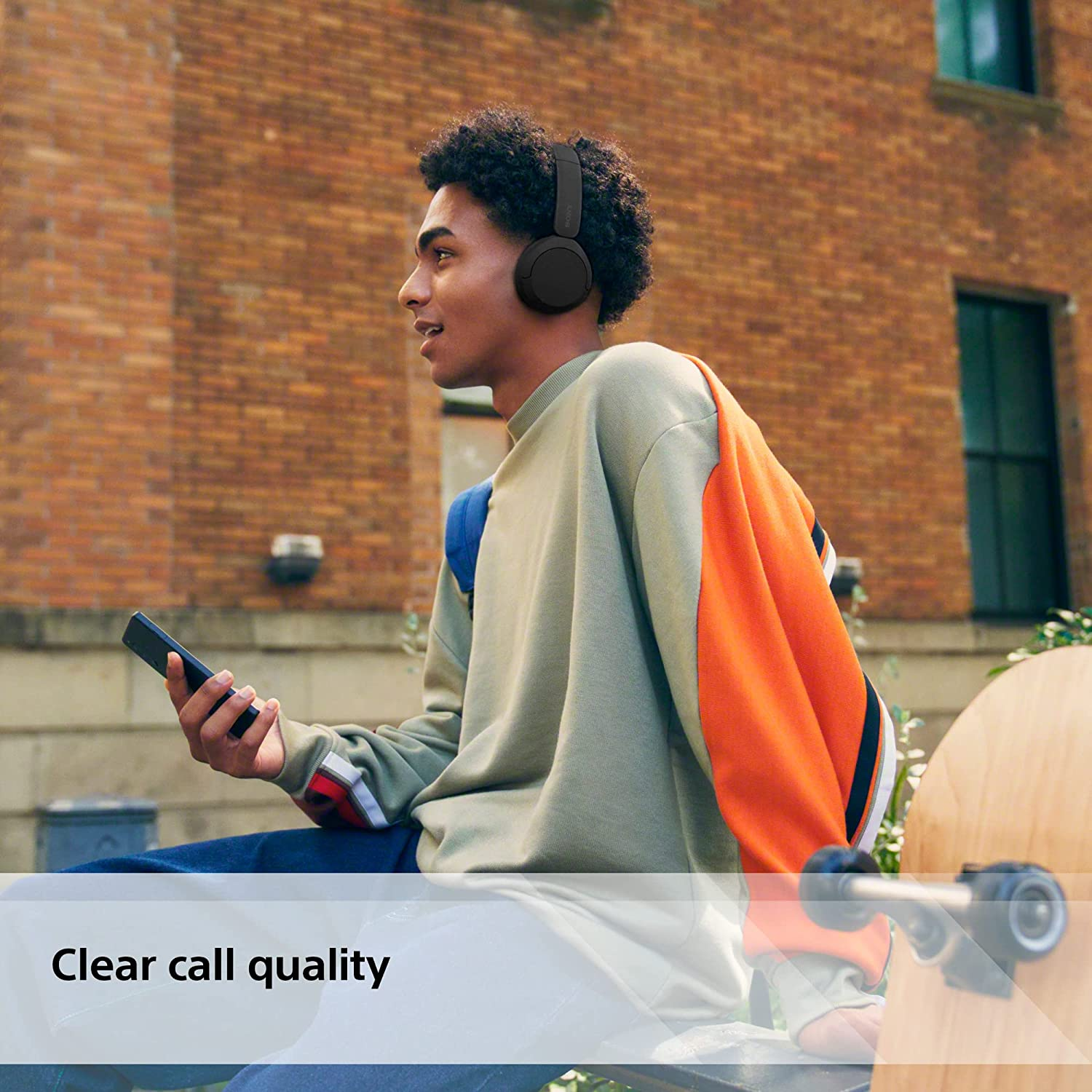 Sony WH-CH520 Wireless Bluetooth Headphones - up to 50 Hours Battery Life with Quick Charge Function, On-Ear Model - Black image number 3