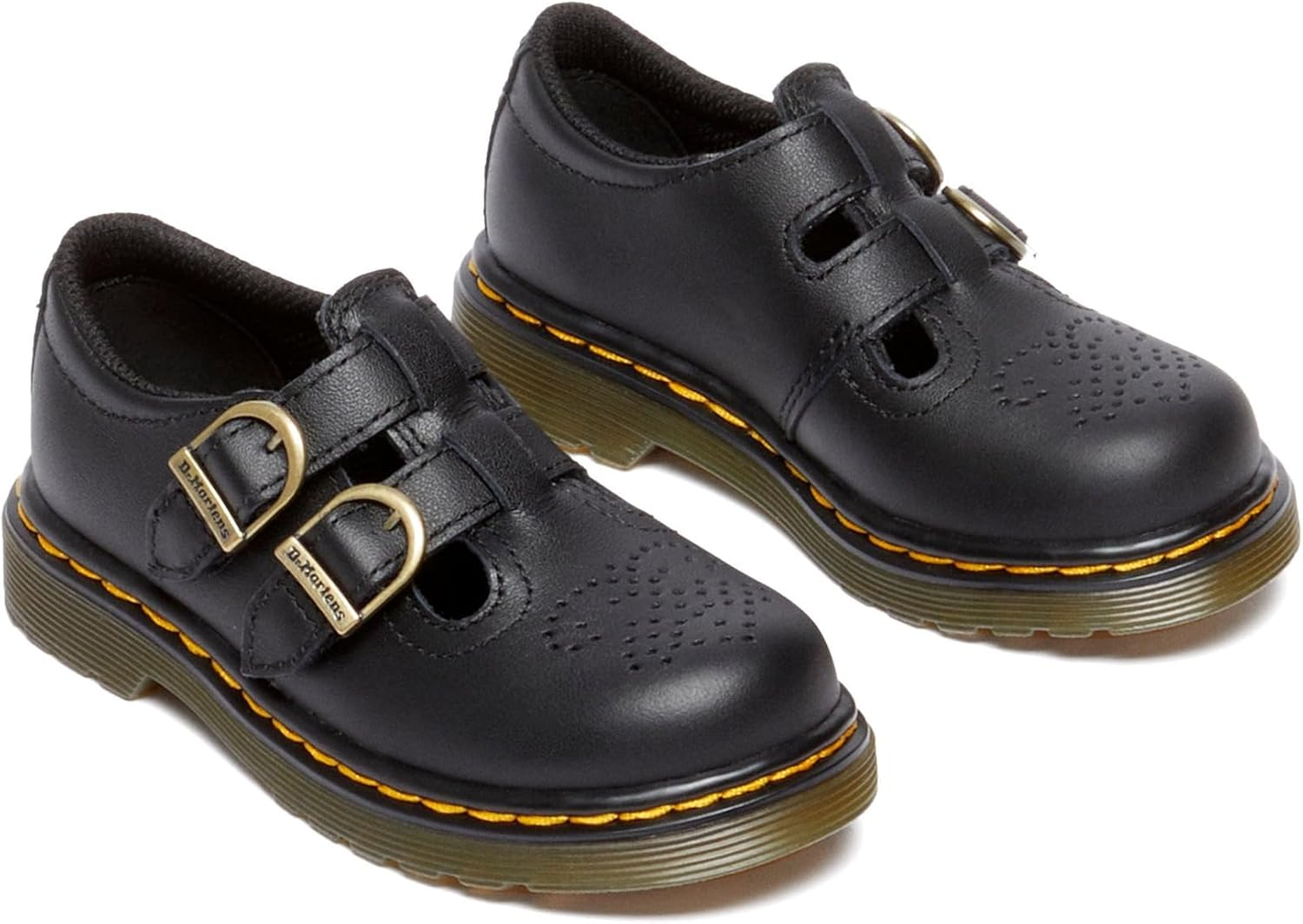 Dr. Martens Infants 8065 T Infants Mary Jane Shoe Softy T Leather, Black, UK