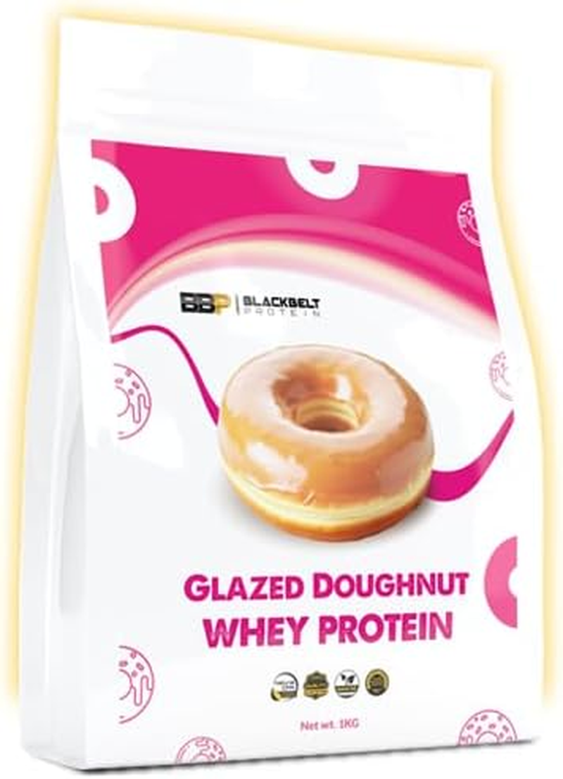Glazed Doughnut Whey Protein 1Kg | 28G Protein per Serve | All Natural | Ultra Low Fat & Sugar | Dessert-Inspired | Australian Made