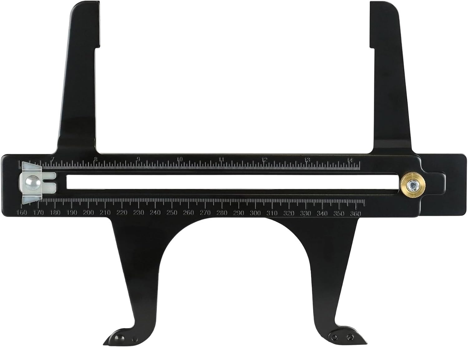 Brake Drum Measuring Resetting Tool, 6.5-14.25 Inch Double Scale Combination Brake Reset Gauge, Brake Measuring Tool for Rotor Resetting, Adjusting Brake Shoes, Measuring