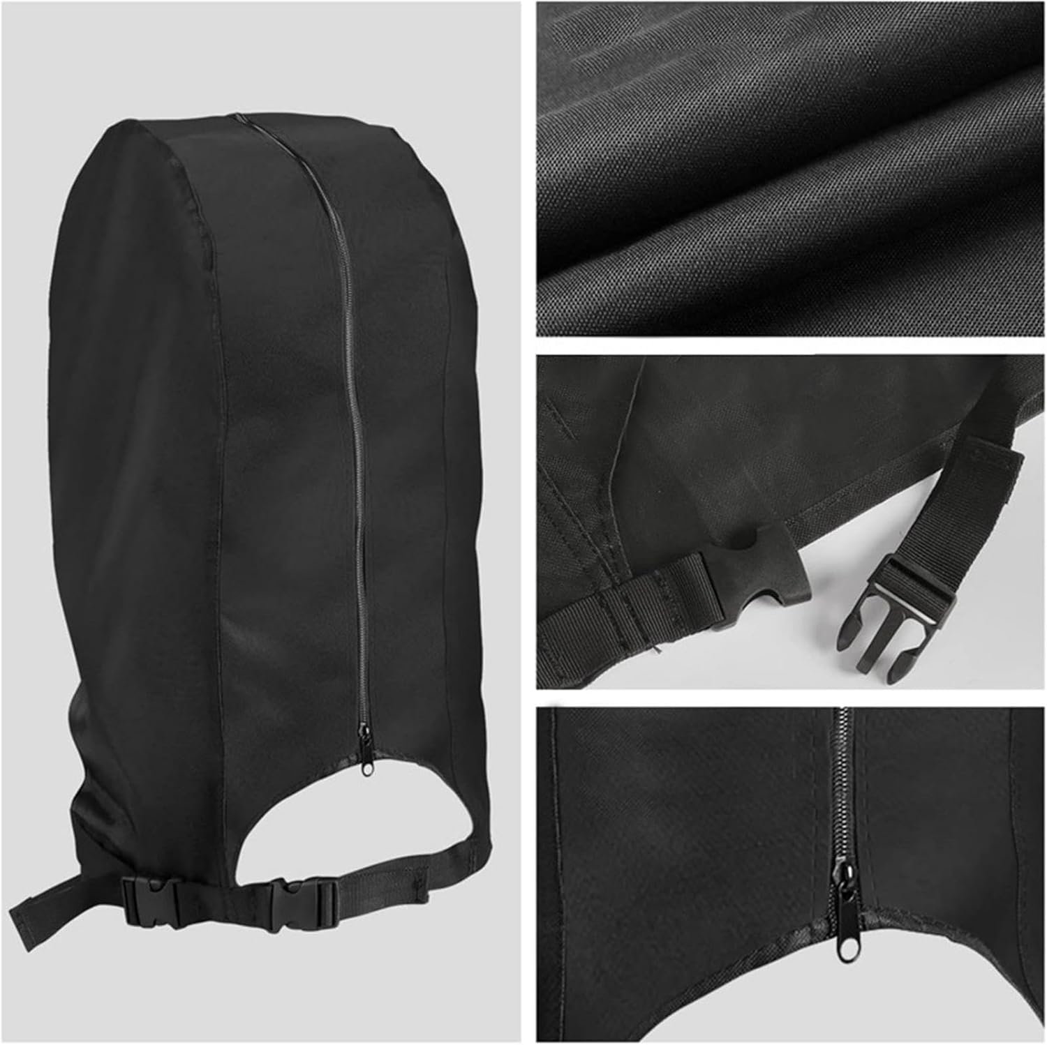 Golf Bag Rain Hood, Oxford Cloth Rain Cape for Golf Bags, Easy Access Golf Bag Rain Hood/Fit Almost All Tour Bags Golf Bags or Carry Cart image number 3