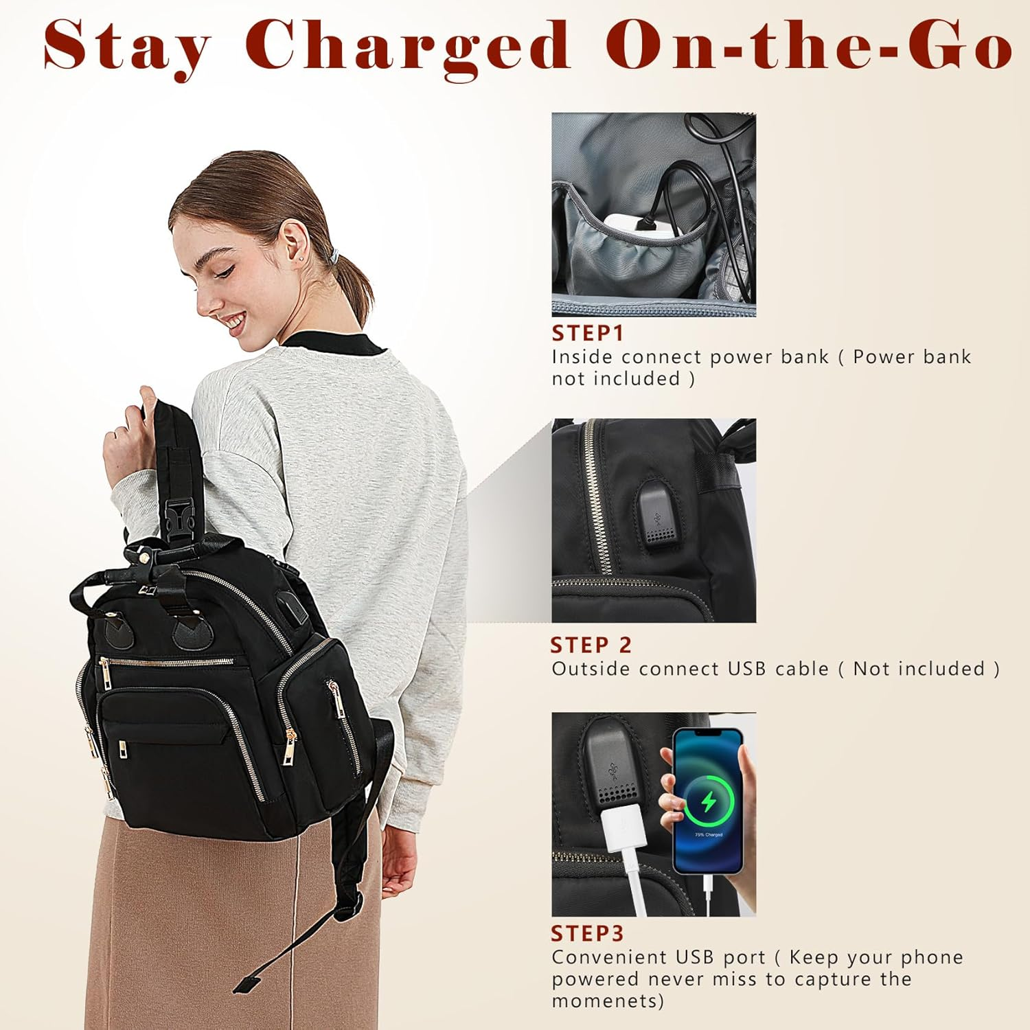 Baby Diaper Bag Backpack image number 5