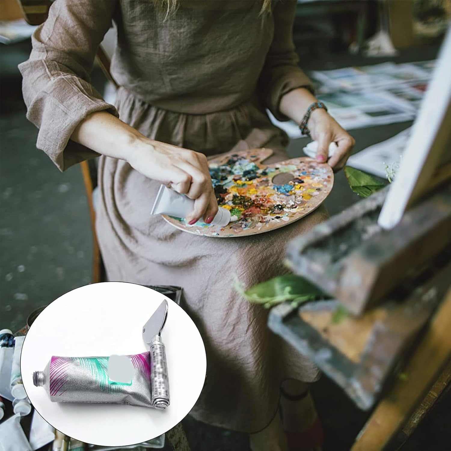 Itadaku 4 Pcs Metal Tube Squeezer Key, Stainless Steel Toothpaste Roller, Tube Squeezer for Cosmetics, Shoe Polish, Hair Dye, Pigments, Perfect for Kitchen, Bathroom & Studio Use image number 2