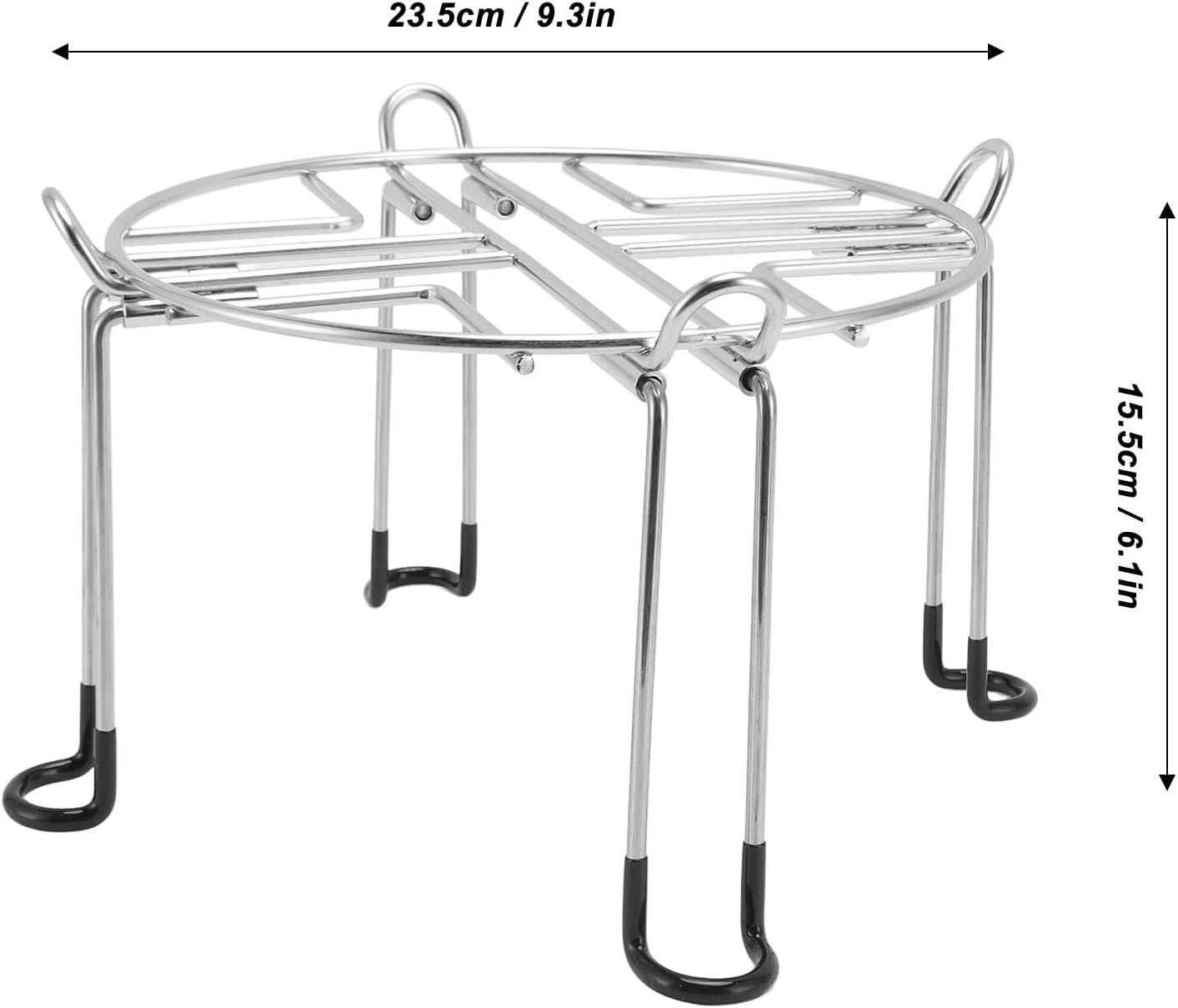 Water Filter System Stand, 6 Inches Tall Stainless Steel with Non-Slip Feet - Detachable Multi-Use Water Dispenser Countertop Stand for Berkey image number 5