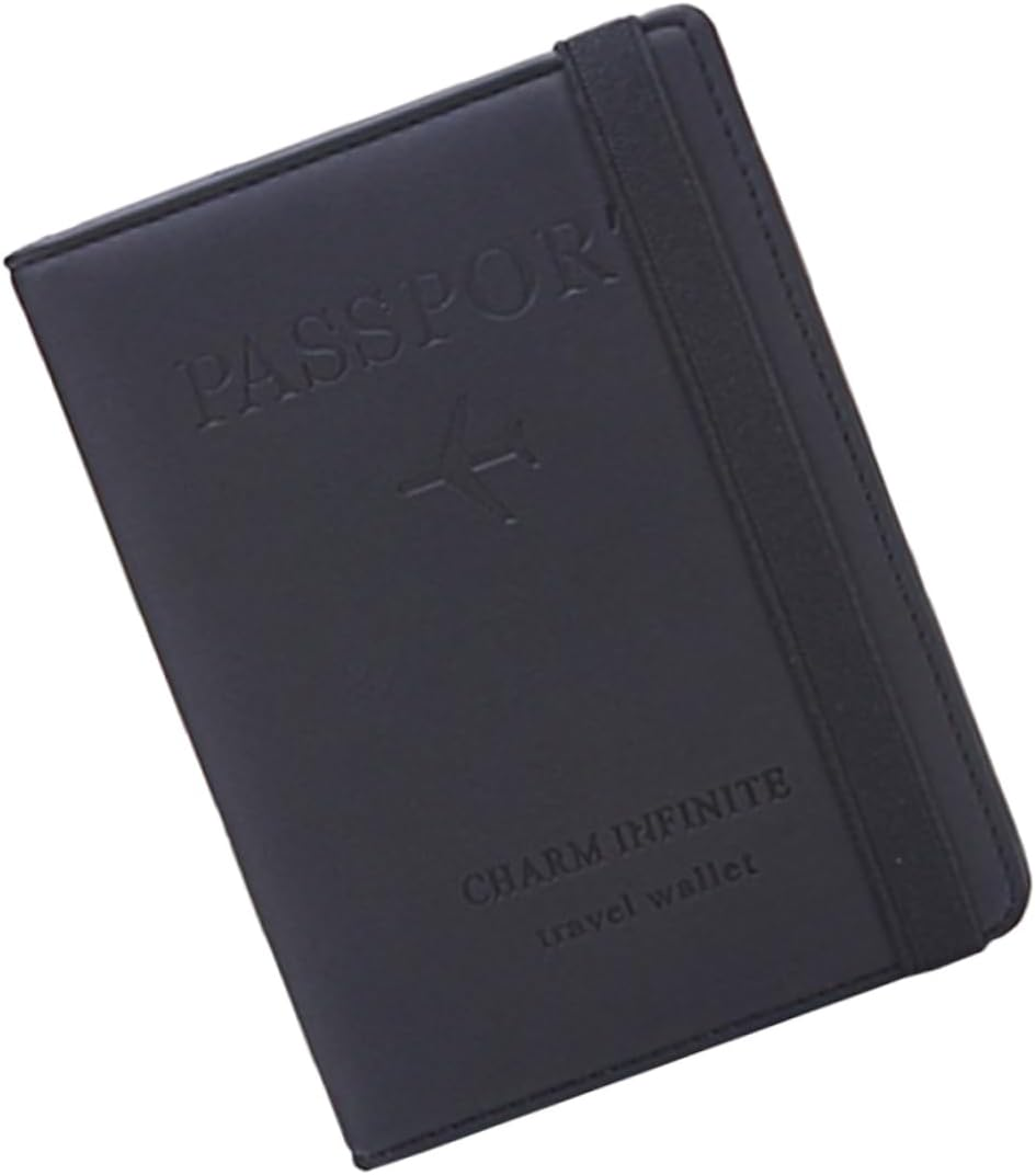 TINEASUR Leather Passport Case RFID Wallet for Women Multifunctional Id Bag Pockets for Passport Perfect for Business Travel Present