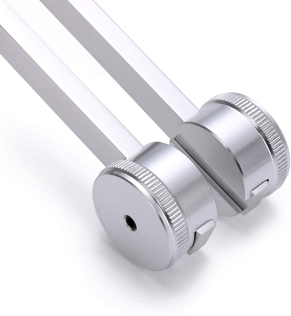 Bysameyee Tuning Fork 128 Hz, C-128 Frequency Aluminum Alloy Medical Non-Magnetic Tuning Fork for Healing with Taylor Percussion Hammer Mallet (128HZ) image number 4