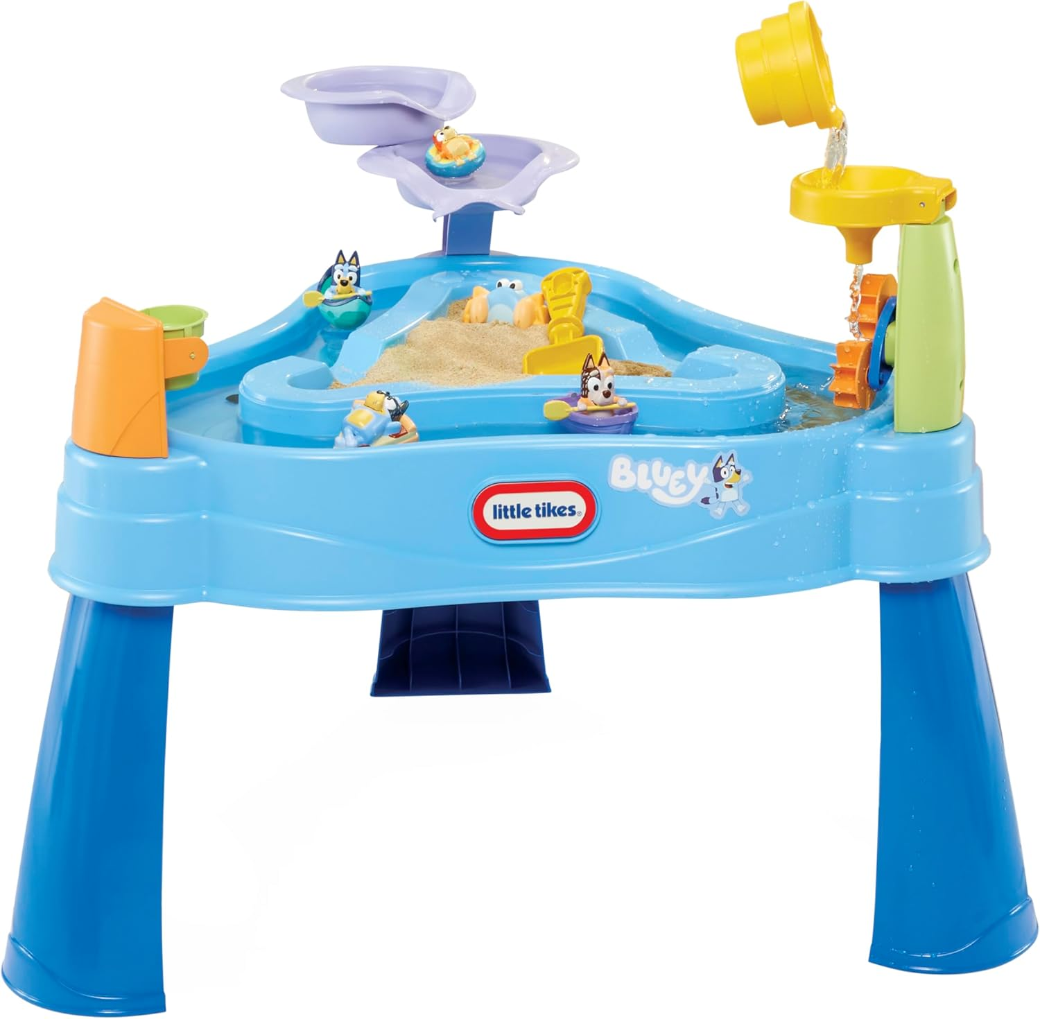 Little Tikes Bluey Beach Water Table - Comes with 6 Accessories, Bluey Active Play, for Boys and Girls Ages 1-6 Years image number 1