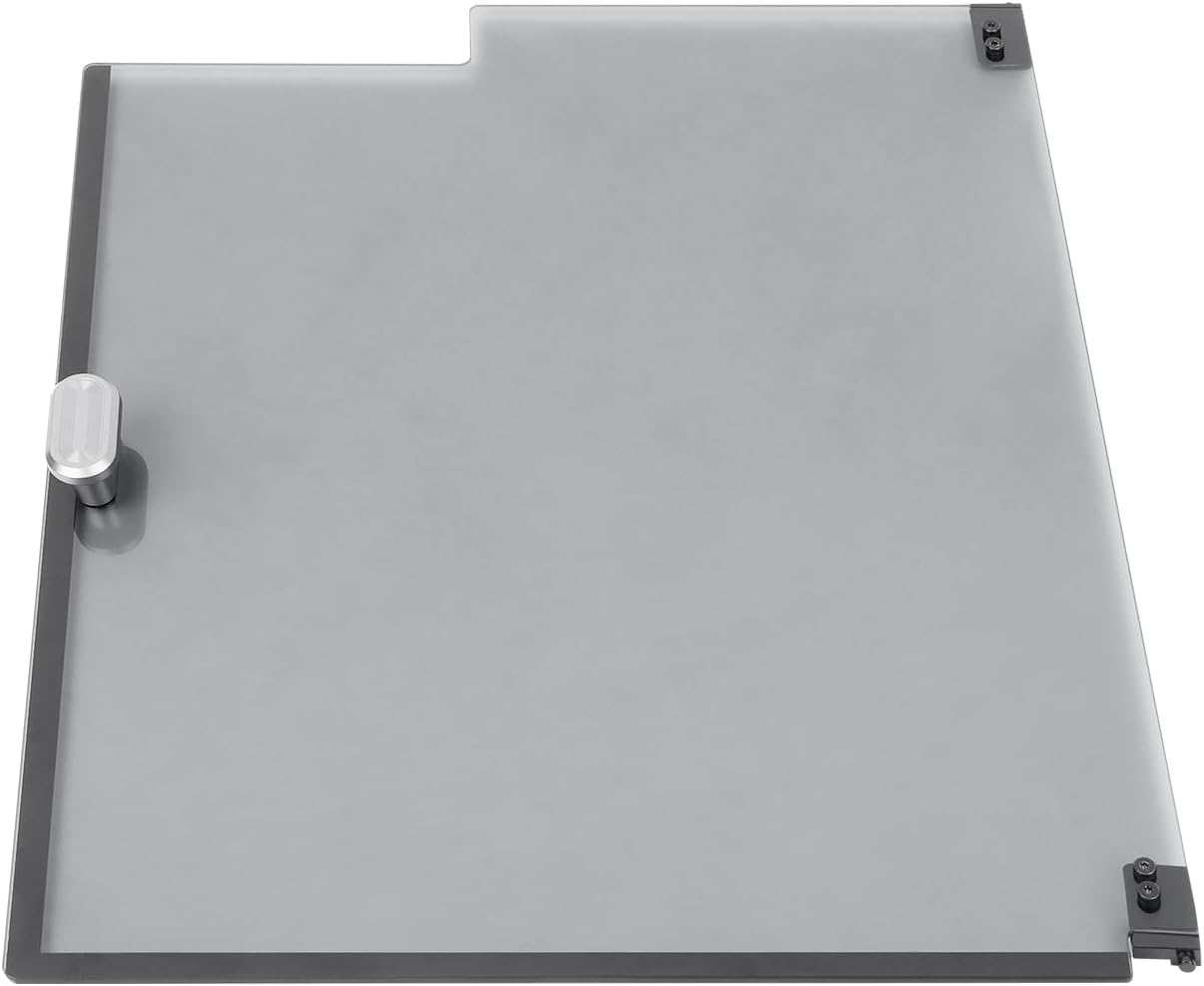 Creality K1 Max Front Door Kit, Front Door Kit_447&times;382&times;3_Glass_50% Transparent Black image number 5