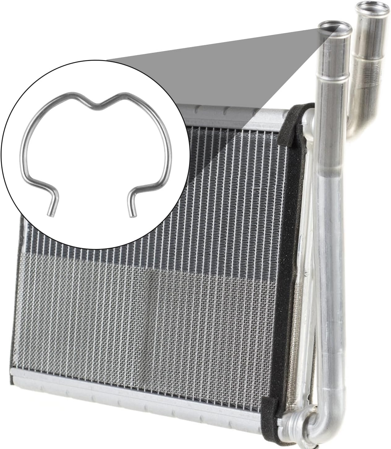 18Pcs 800-801 Quick Connector Retainer Clips, 6-3/8'' 6-1/2'' 6-5/8'' Transmission Connector Retaining Clips Metal Transmission Line Clips 3 Sizes Transmission Oil Cooler Line Clips image number 5