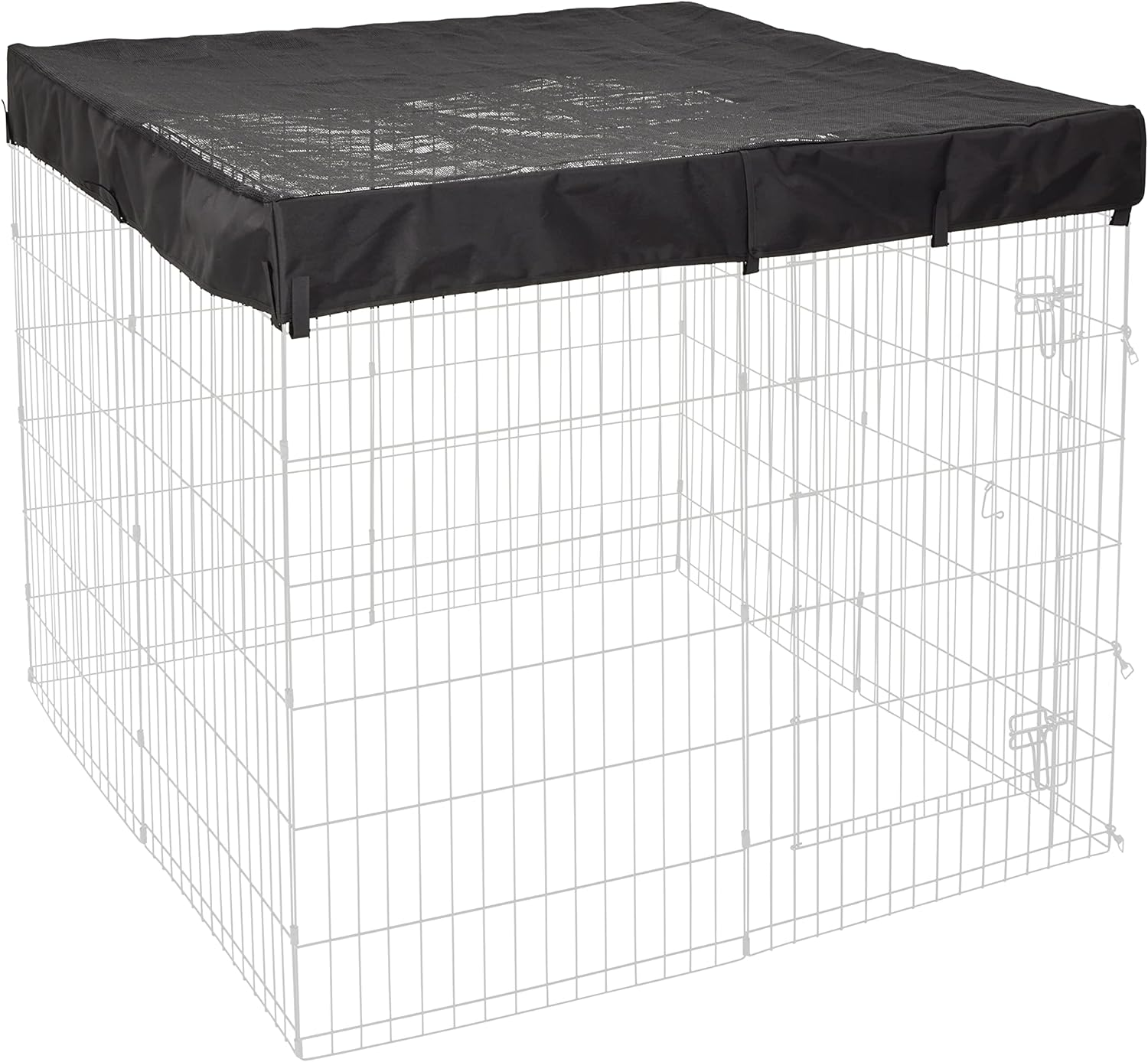 Midwest Homes for Pets Square Exercise Pen Fabric Mesh Top image number 4