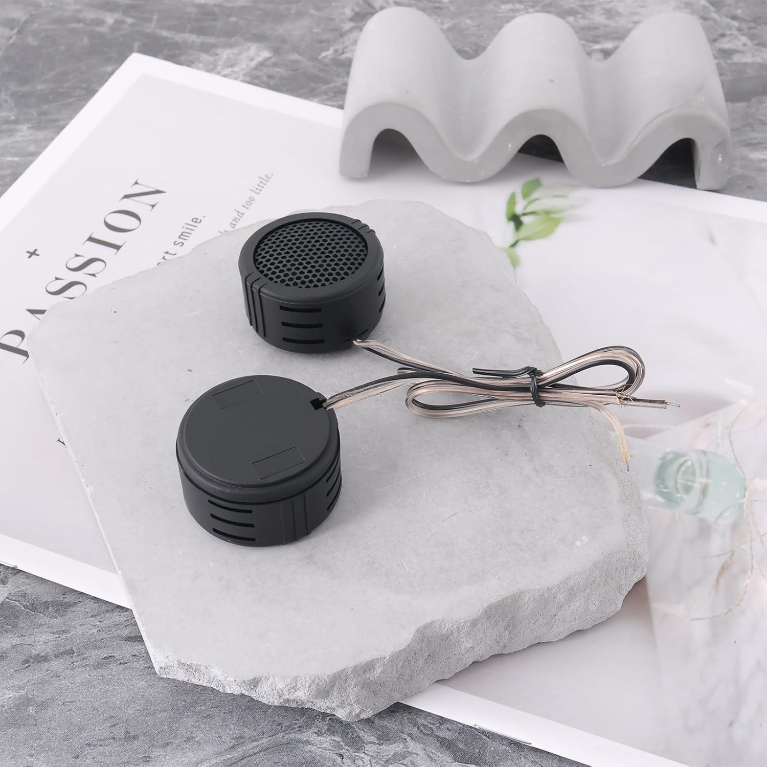 Be in Your Mind 2Pcs 500W 98Db High Efficiency Mini Dome Tweeter for Car Audio System 2Khz - 20Khz Frequency Range image number 4