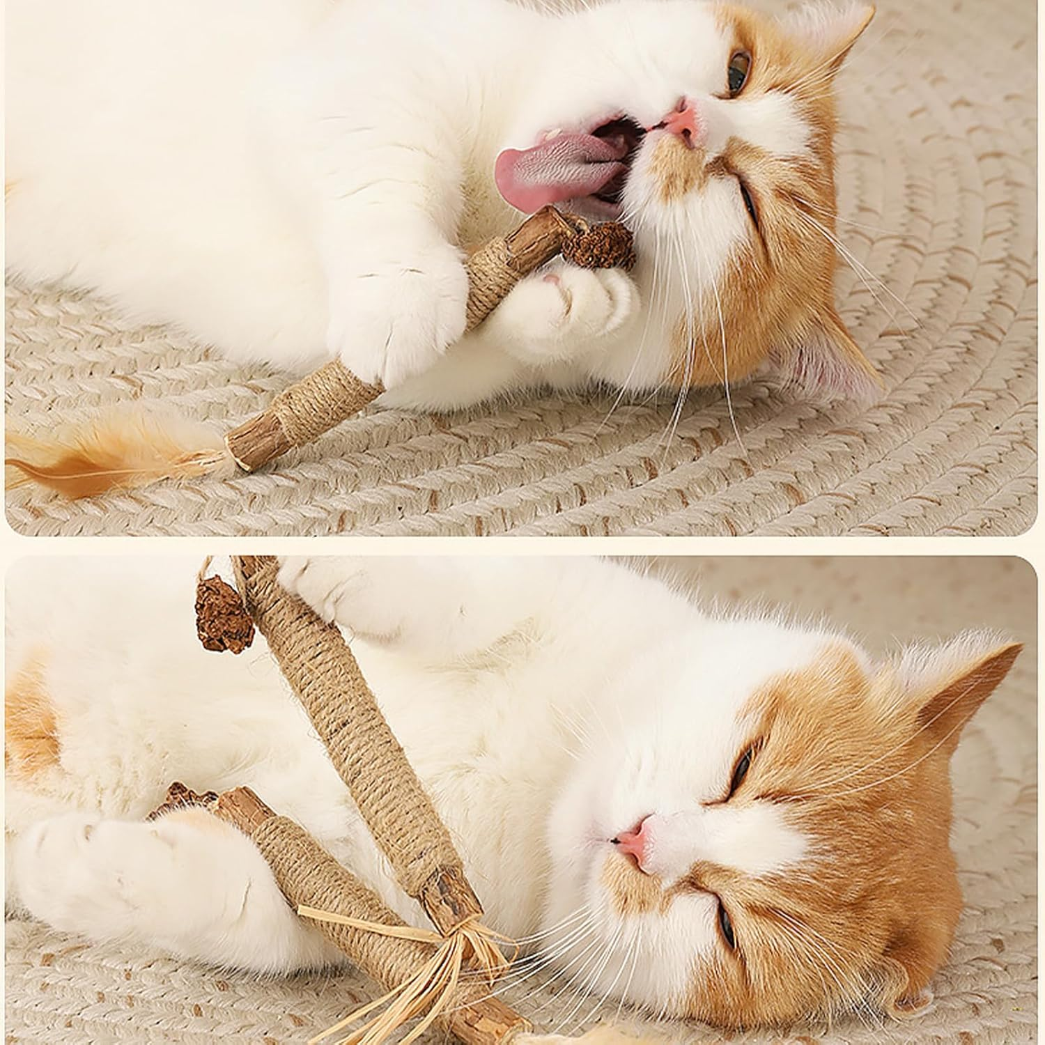 Silvervine Sticks Cat Toys, 6-Piece Set of Natural Cat Chew Stick, Suitable for Cat Dental Care, Tooth Cleaning, Cat Nip Treatment Toys, Indoor Cats, Suitable for All Cats image number 6