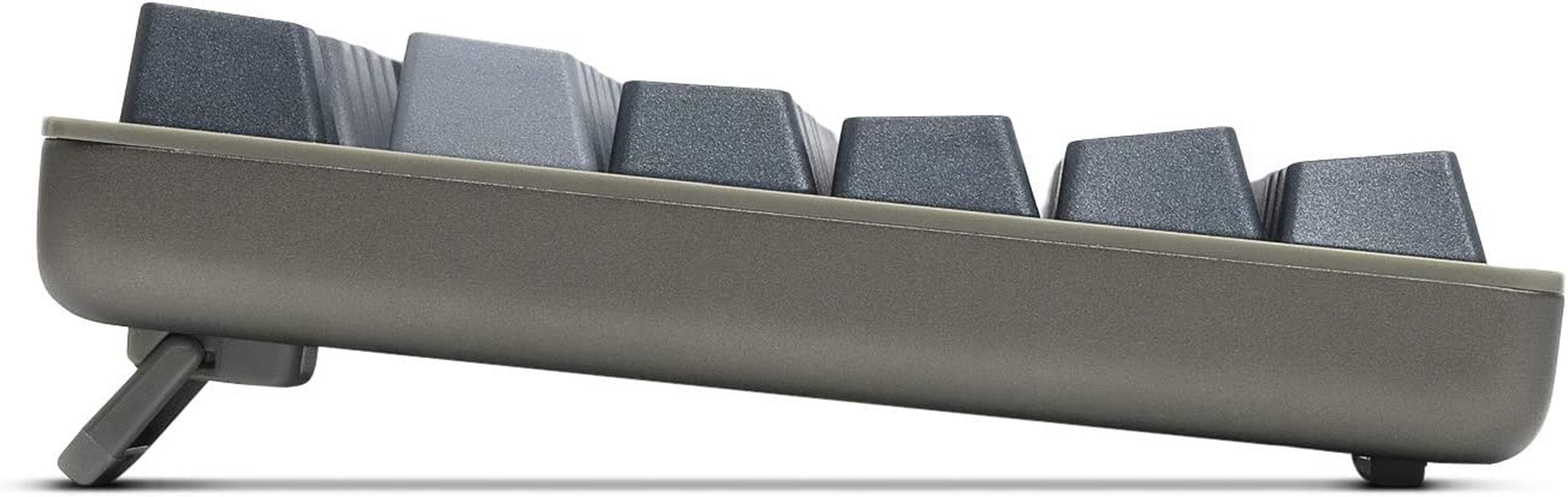 DROP ENTR Mechanical Keyboard &mdash; Tenkeyless Anodized Aluminum Case, Doubleshot Shine-Through PBT Keycaps, N-Key Rollover, USB-C, White Backlit LED, Fast & Linear Switches (Green/Gray, Gateron Yellow) image number 4