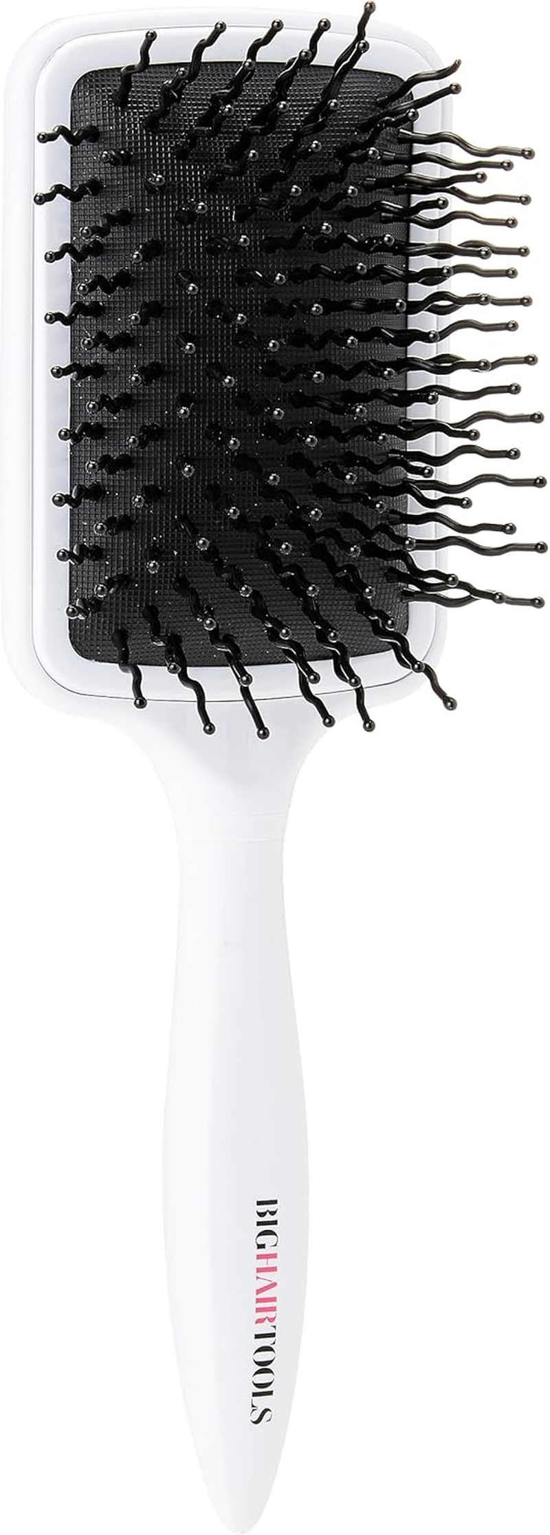 Big Hair Tools XL Size Paddle Hair Brush - White image number 2