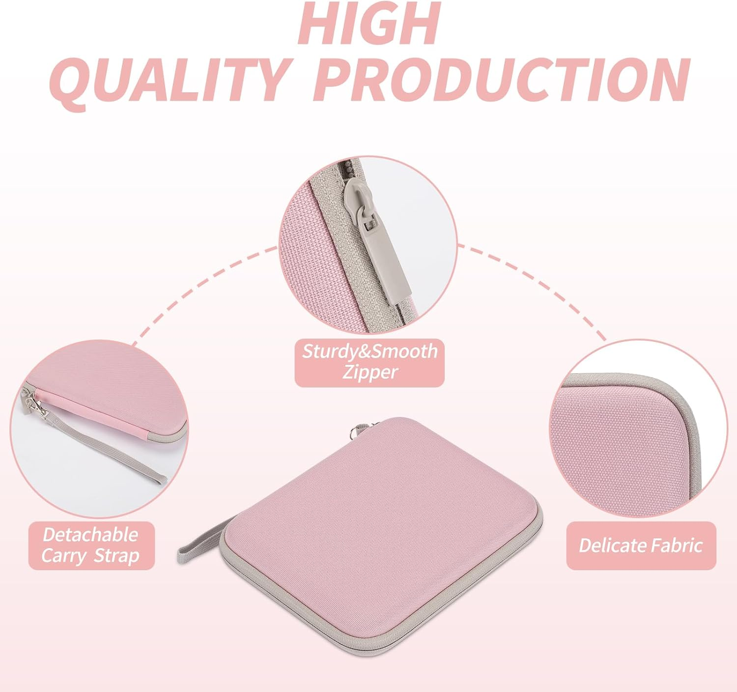 Case for Yoto Cards - Soft Portable Folder with Zipper & 80 Pockets for Player & Mini Audiobook Cards - Binder Holder with Sleeves for Travel - Grape Soda image number 5