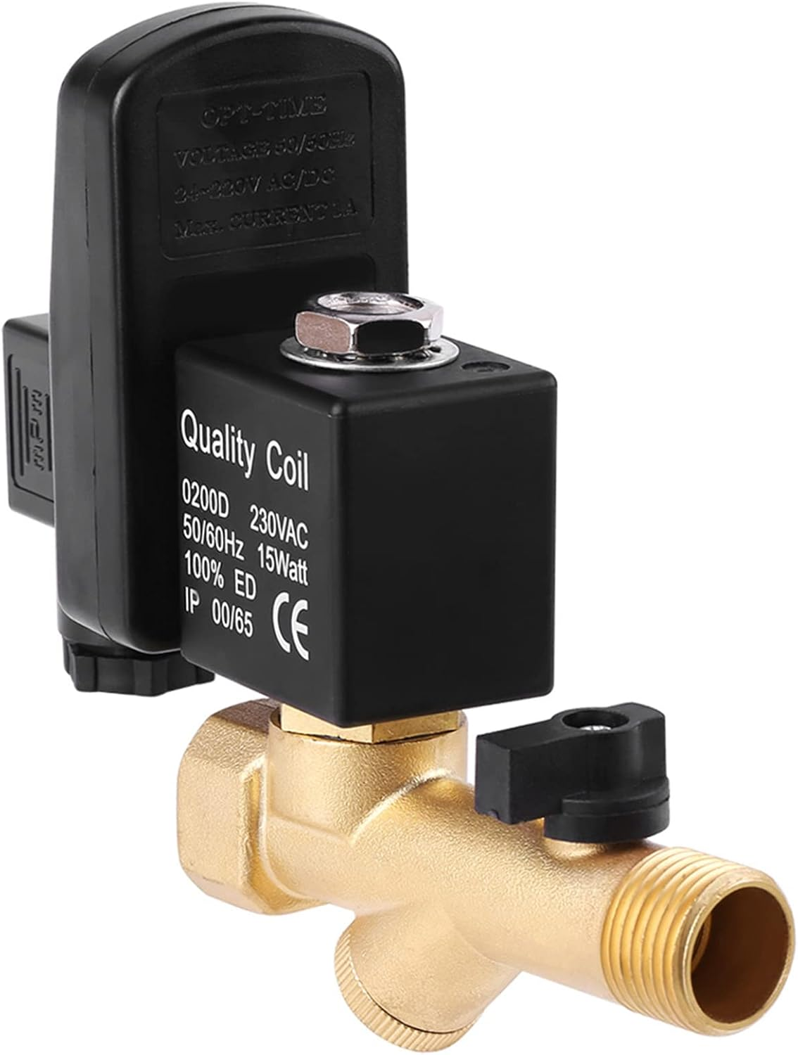 Air Tank Drain Valve, G1/2 DN15 Automatic Electronic Timed Drain Valve for Air Compressor Condensate Management, Integrated Valve(Ac230V) image number 2