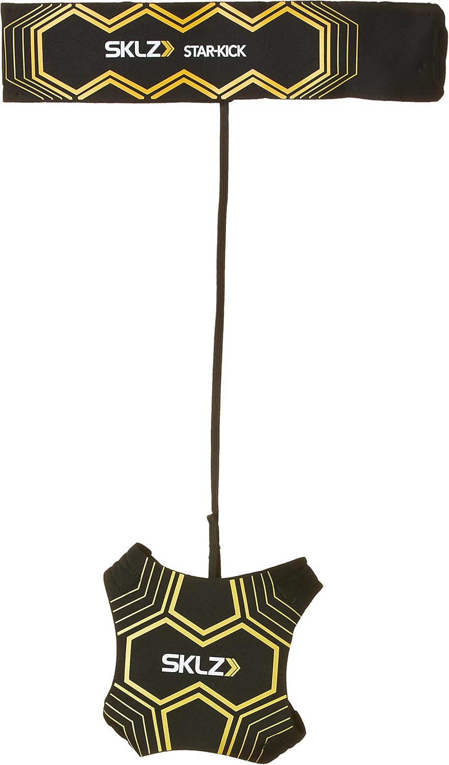 SKLZ Star-Kick Hands-Free Adjustable Solo Soccer Trainer - Fits Ball Sizes 3, 4, and 5