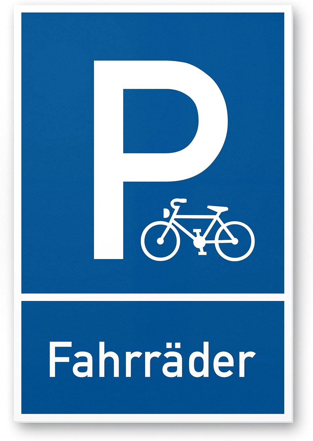 Komma Security Parking Space Bicycles Plastic Sign 20 X 30 Cm Safety Sign Bicycle Parking Parking Parking Bicycle Rider image number 4