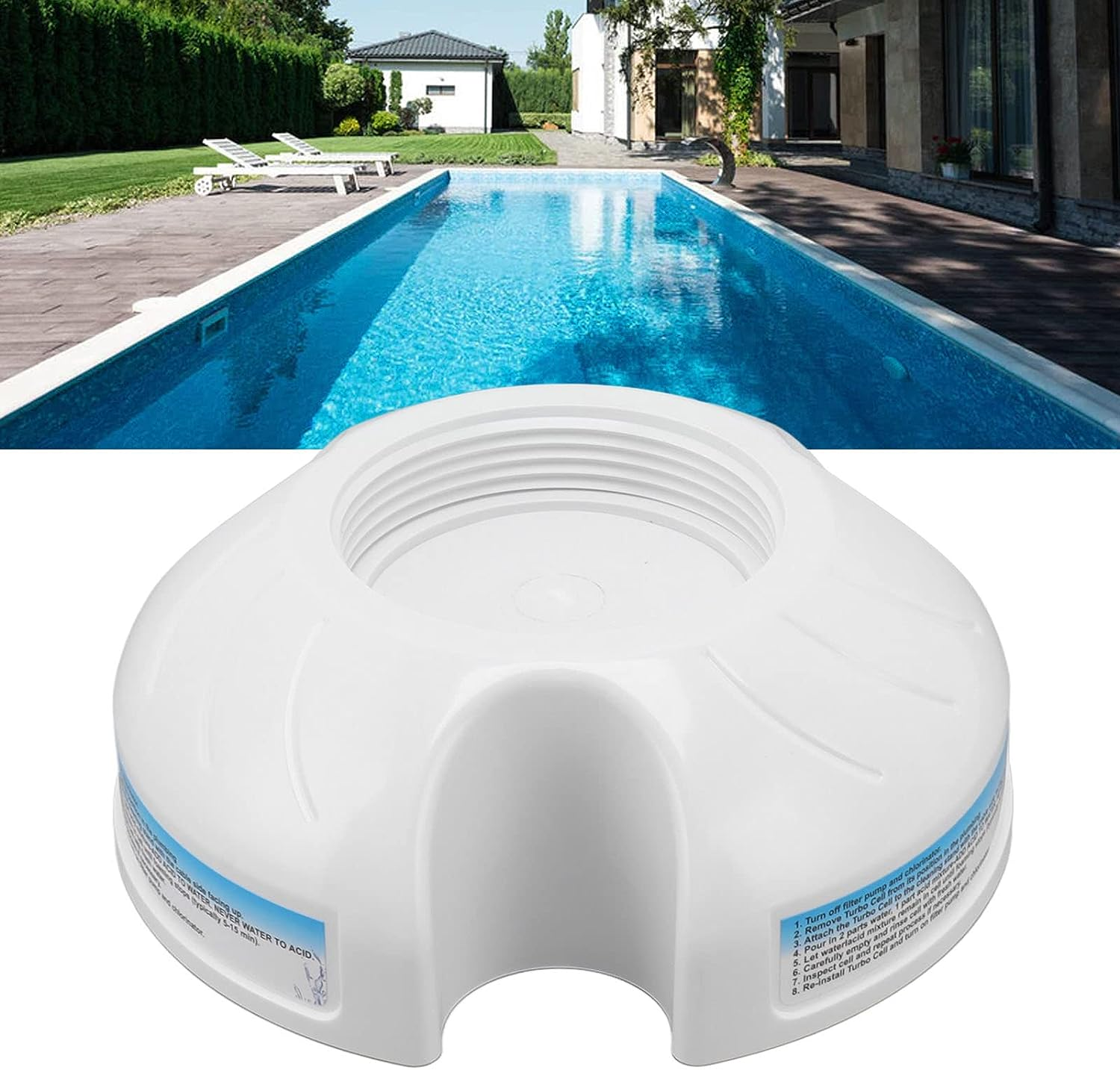 Pool Cleaning Stand, GLX CELLSTAND Replacement for Hayward Turbo Cells Washing Acid Cleaning Swimming Pool Salt Cell Cleaning Stand, Improving the Parts Lifespan image number 2