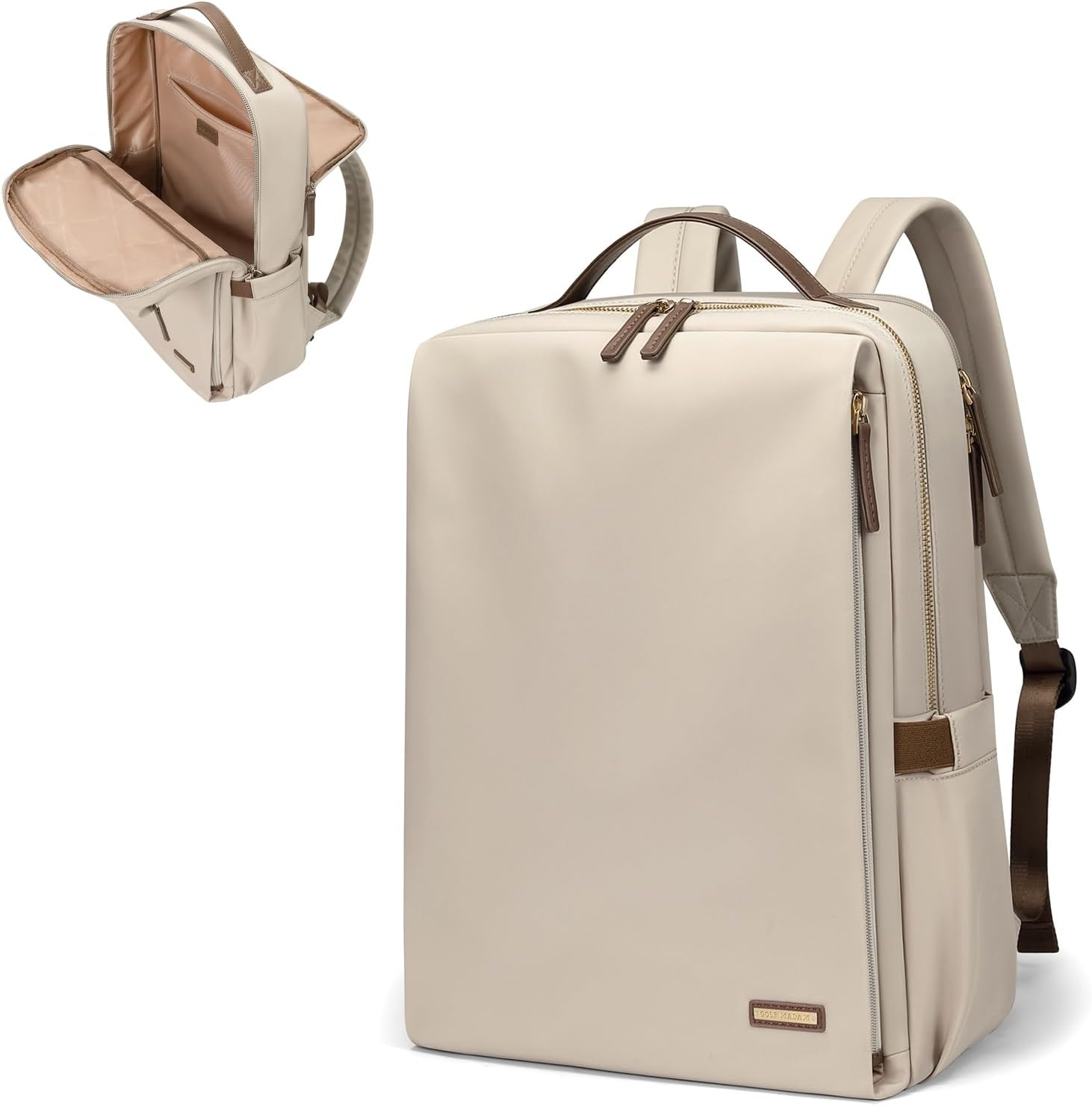 GOLF SUPAGS Stylish Laptop Backpack for Women Work College Travel Casual Daypack Fits 15.6 Inch Notebook