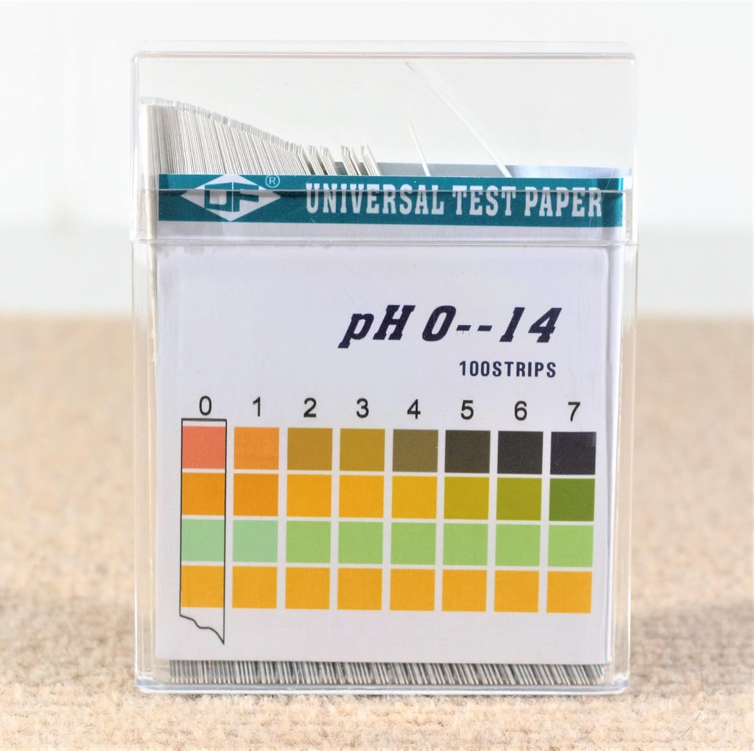 100PCS PH Test Strips Accurate Measurement for Cosmetics, Drinking Water, Soil Quick Results, Convenient Comparison with Box image number 2