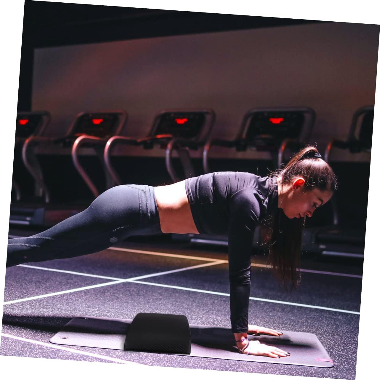 SEWOART 1 Pc Ab Workout Pads Exercise Crunch Roller Core Trainer Pad Sit up Board Lower Back Support Crunch Back Support Sit up Back Pad Lumbar Support Pad Abdominal Pad Sports Cushion image number 3