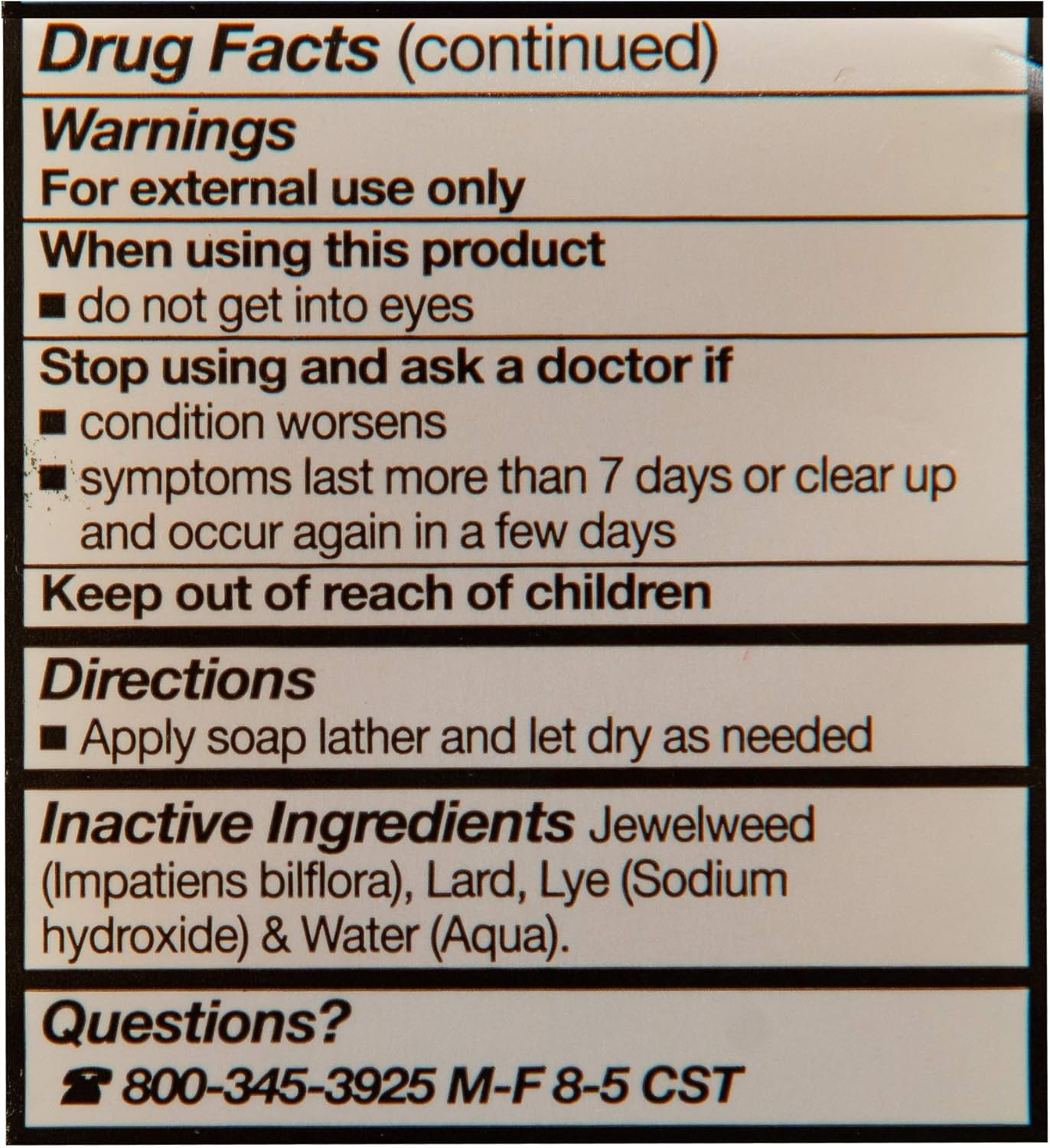 Remwood Products Co. - Grandma'S Pure & Natural Poison Ivy and Oak Bar with Jewelweed - 2.15 Oz. image number 2