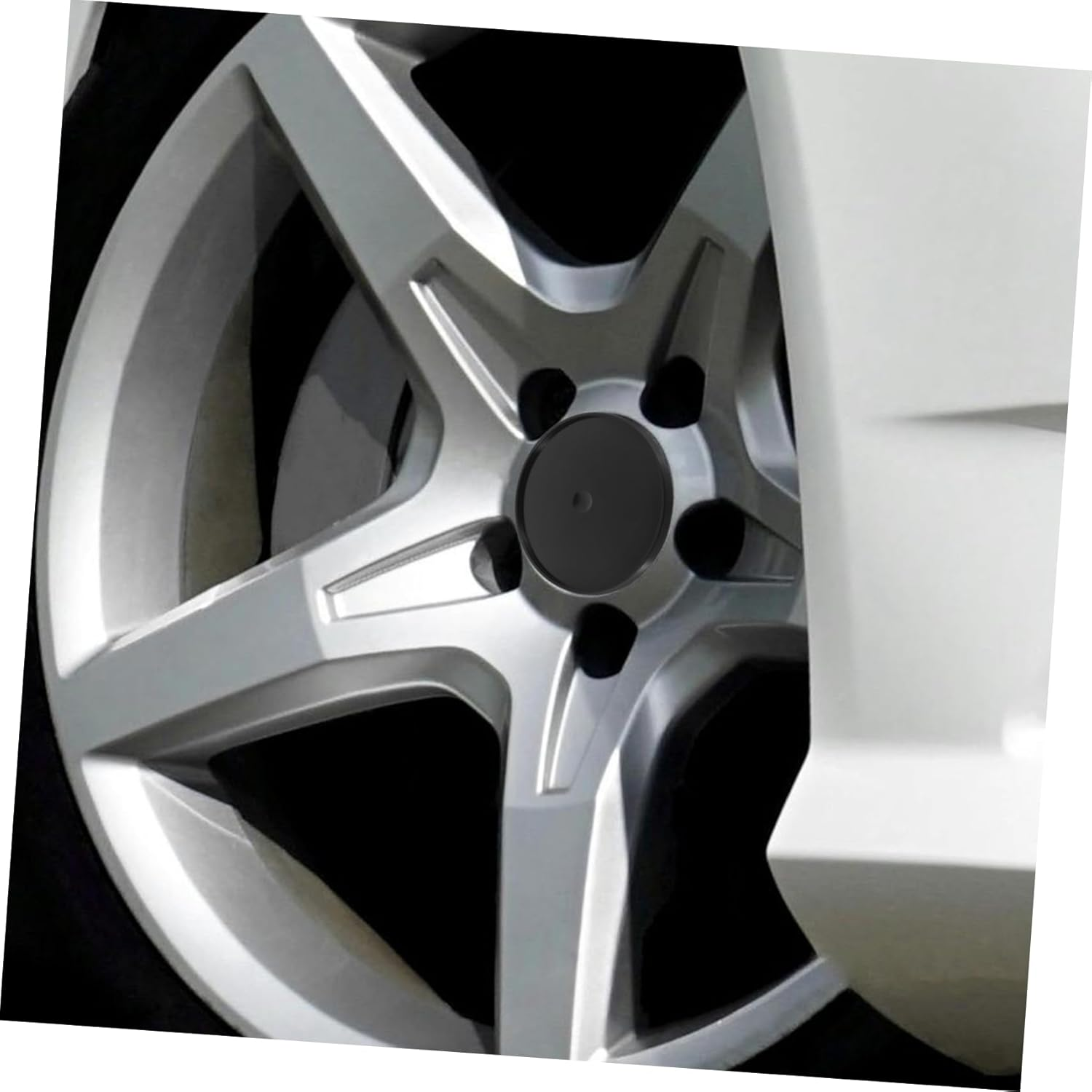 Vaguelly 4Pcs Car Wheel Hub Caps Replacement Automotive Tire Hub Covers for Vehicle Tyre Accessories image number 5