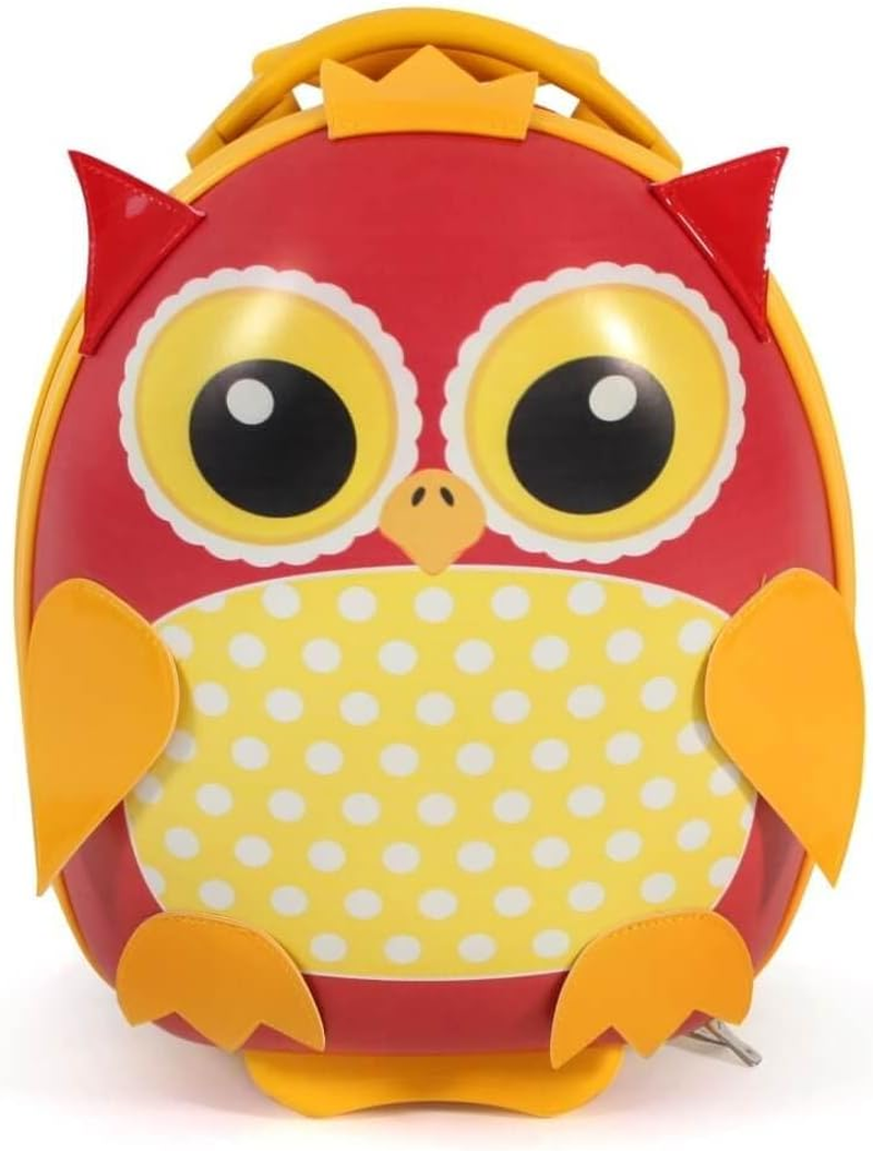 Bayer Chic 2000 Kinder-Trolley, Hartschale, Eule Children'S Luggage, 40 Cm, 12 Liters, Pink (Eule)