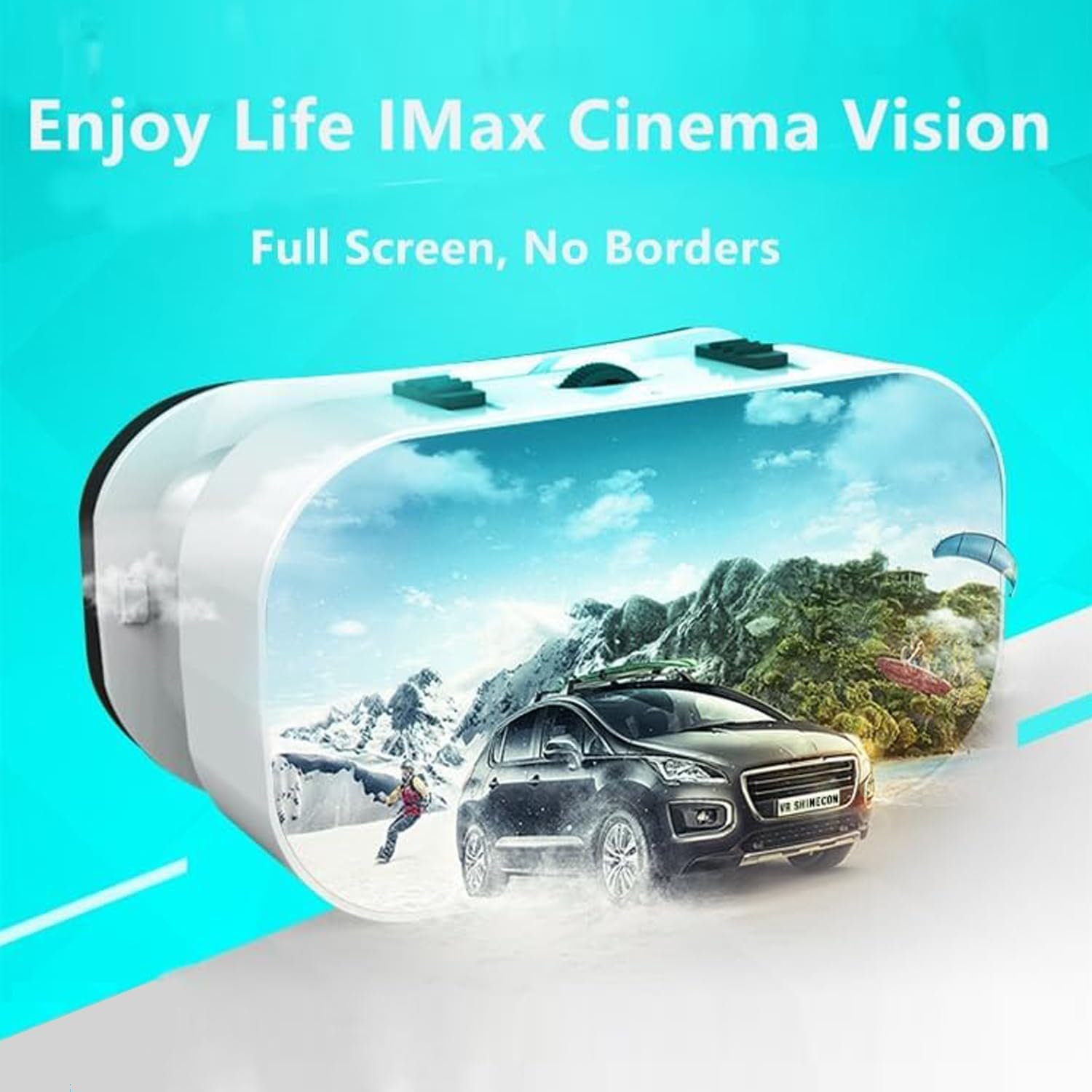 VR Headset Compatible with I Phone & Android Phone-Virtual Reality Headsets VR Cardboard -Mini Exquisite Light Weight- Comfortable New 3D VR Glasses (2 Pack) image number 5