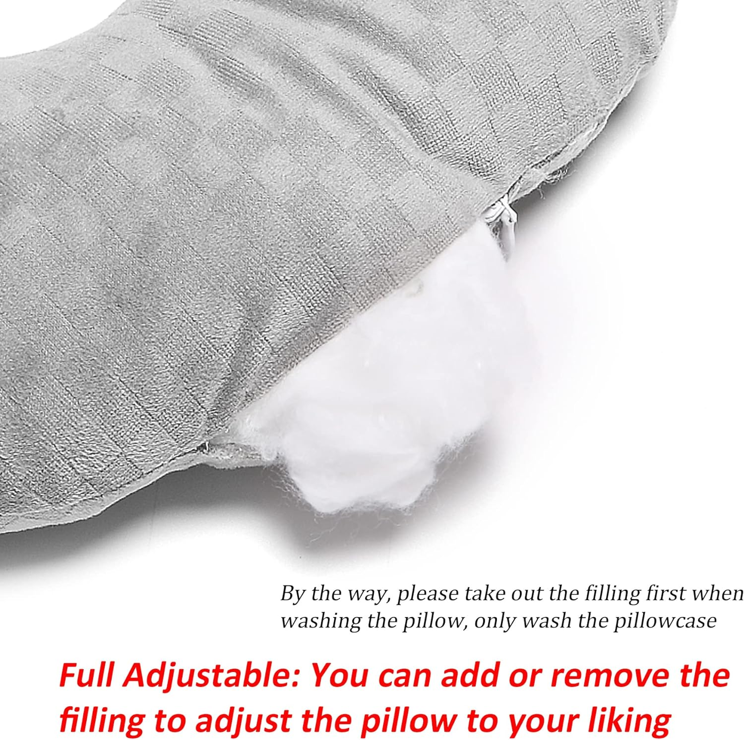 Ear Piercing Pillow for Side Sleepers, Pillow with an Ear Hole for CNH and Ear Pain Ear Inflammation Pressure Sores, O-Shaped Side Sleeping Pillow, Ear Guard Pillow image number 2