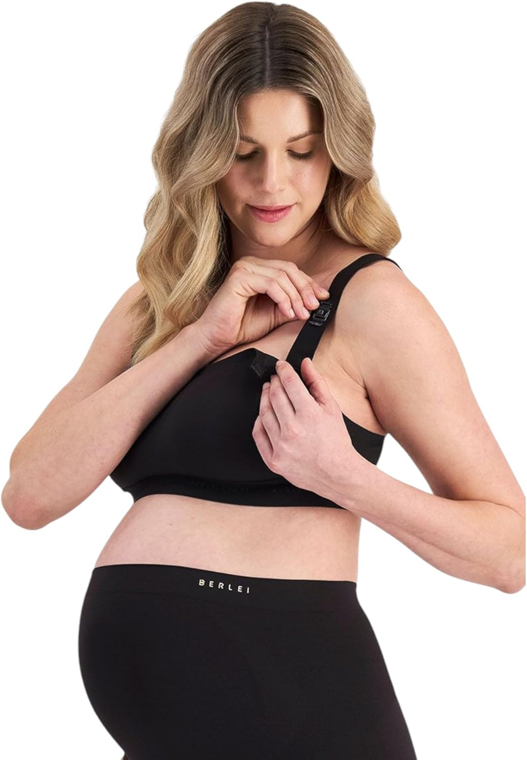 Berlei Life Maternity Active Crop Black Bra image number 2