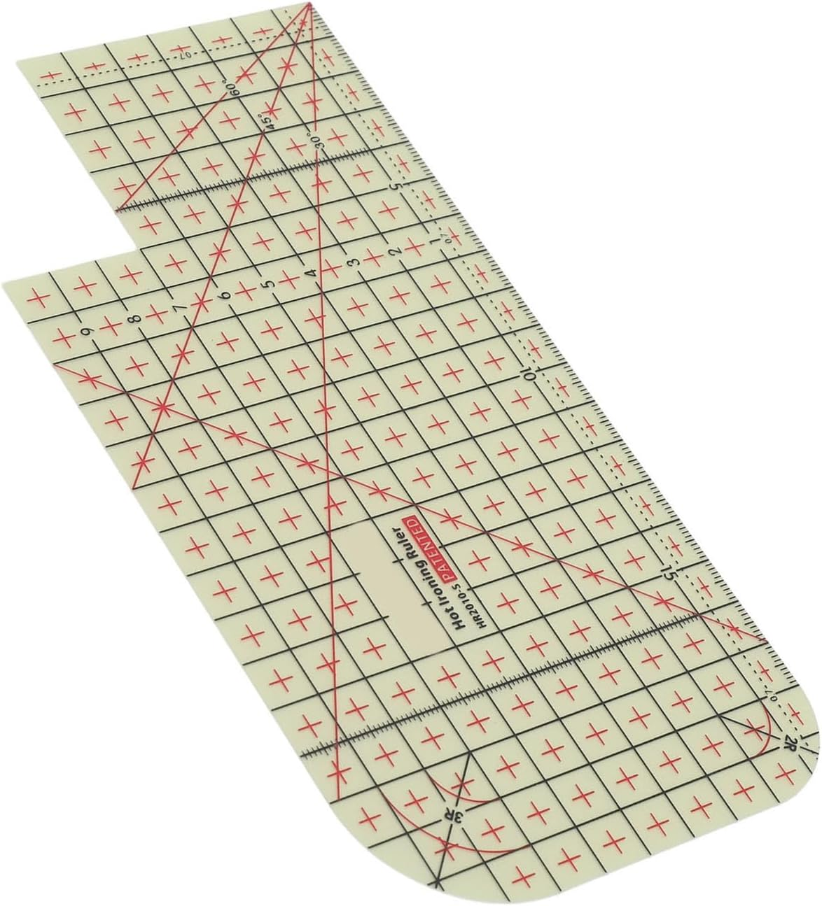 Hot Hem Ruler, Heat Sewing Ironing Ruler Resin for Sewing (HR2010-5) image number 5