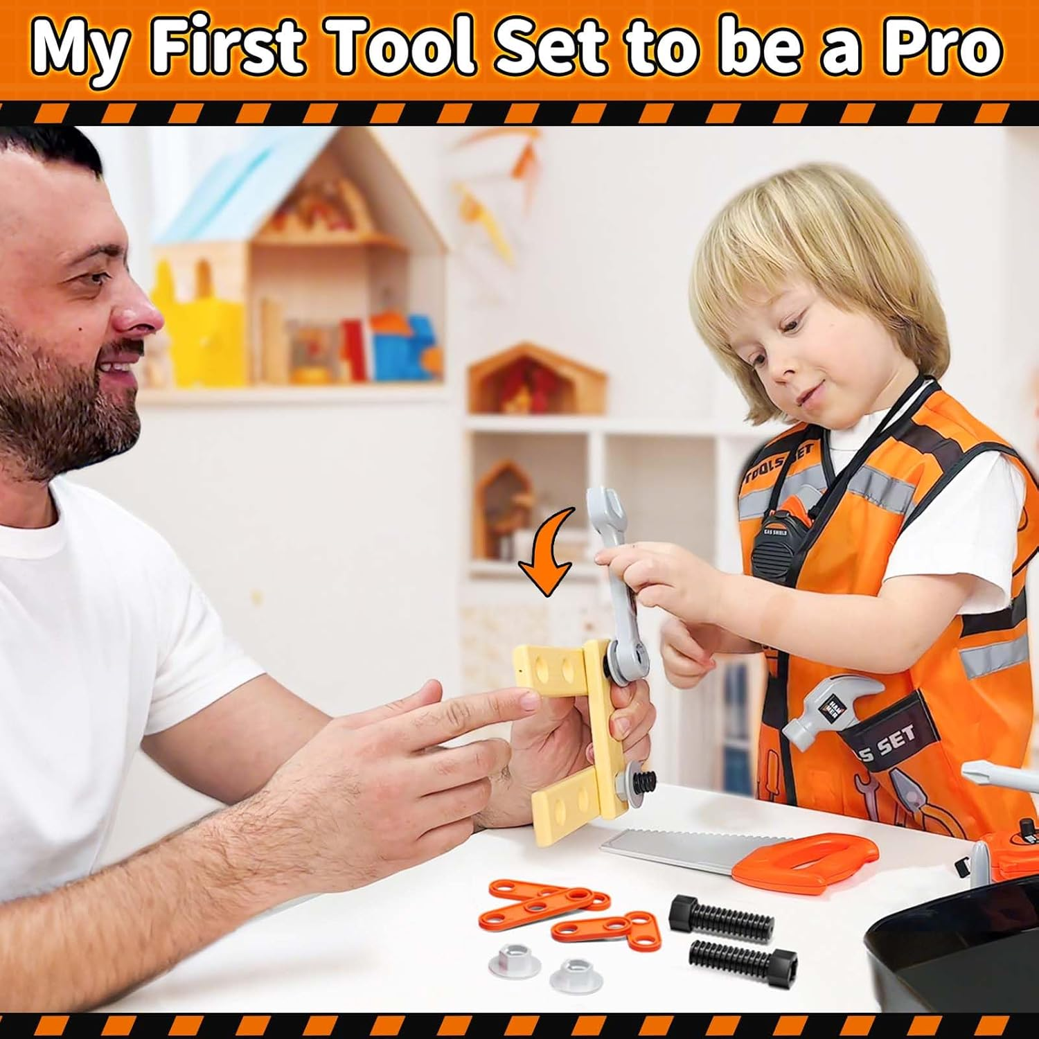 Kidbloom Kids Tool Set, Kids Toys Boys with Drill, Toys for Boys Gifts image number 5