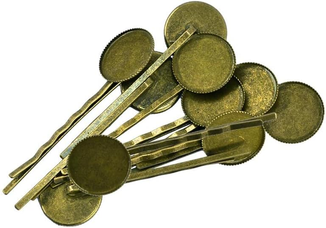 Eigell 30Pcs Vintage Brass Hair Pin Jewellery Making DIY image number 3
