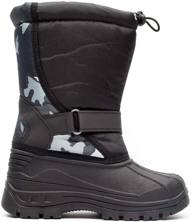 Baronhong Girls Boys Super Warm Winter Snow Boots Resistant Warm Antislip Outdoor Shoes(Toddler/Little Kid/Big Kid)(Camouflage,25) image number 6