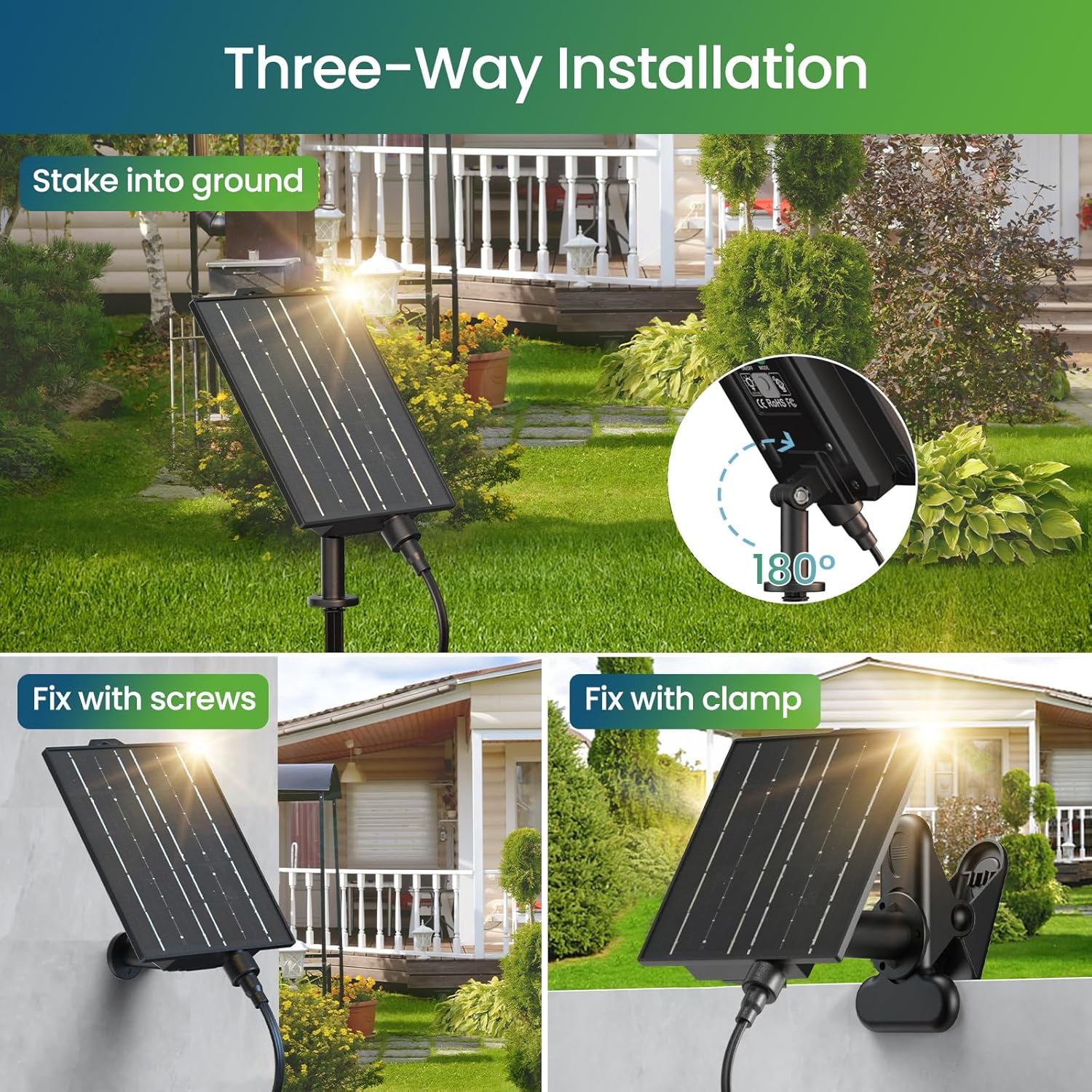 Quntis Solar Festoon Lights Outdoor, 15M Usb-C&Solar Powered String Lights with 15+1 Bulbs, IP65 Waterproof Shatterproof &Auto On/Off Led Lights for Patio Backyard Balcony Gazebo Party, Warm White