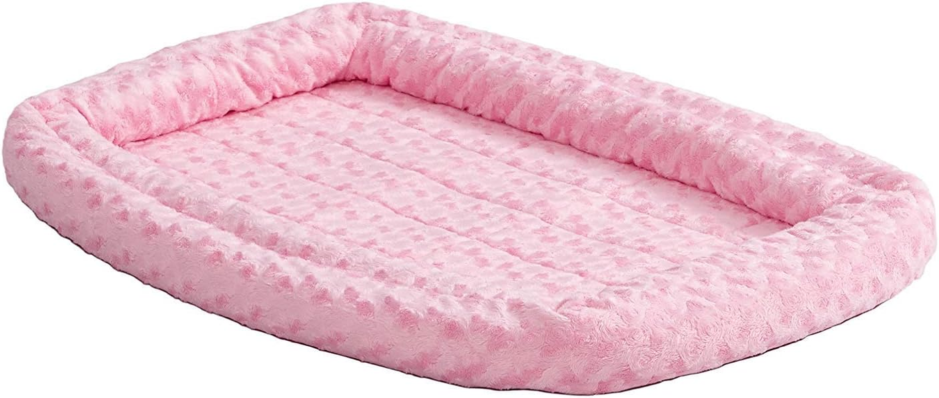 Double Bolster Pet Bed | 18-Inch Dog Bed Ideal for Toy Dog Breeds & Fits 18-Inch Long Dog Crates image number 4