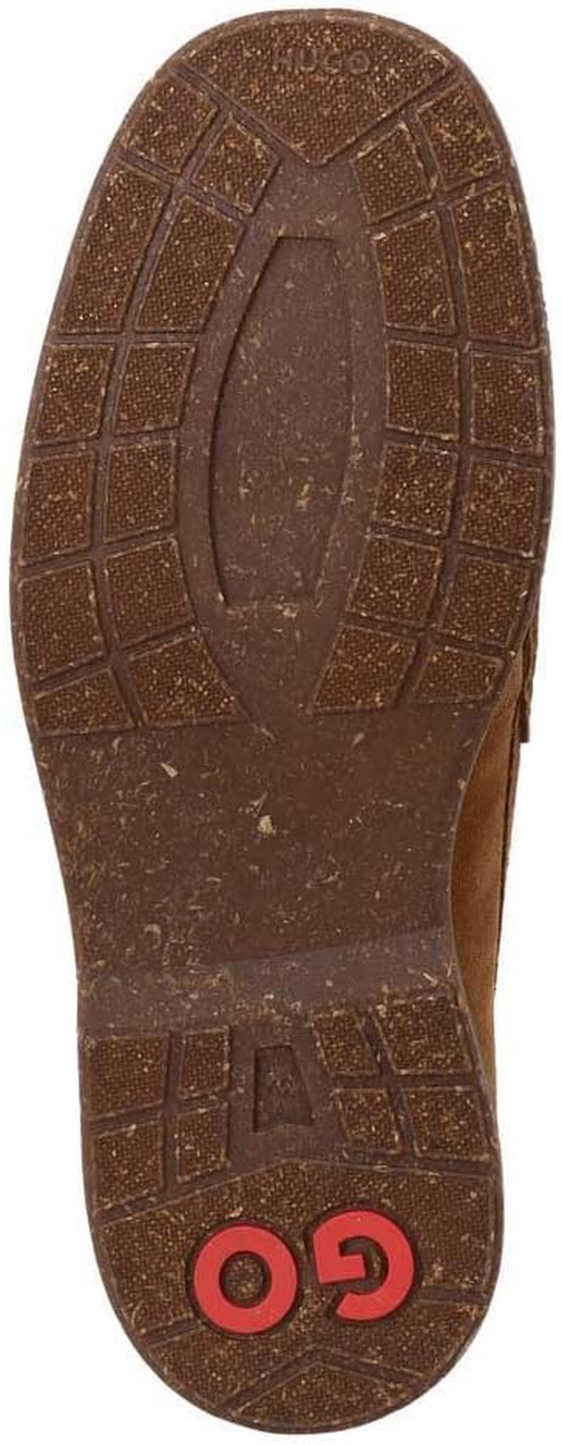 HUGO Men'S Chaol Mocc Suede Moccasins with Penny Loafer Detail Size