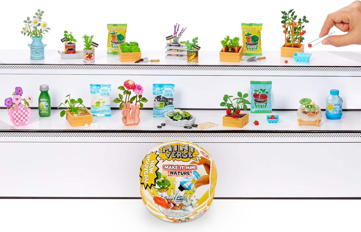 Mga&rsquo;S Miniverse Make It Mini Nature Series 2 - Mini Collectibles, DIY, Crafts, Resin Play, Replica Plants, Animals, Flowers, Botanicals, for Collectors & Children Ages 8+, NOT Edible image number 4