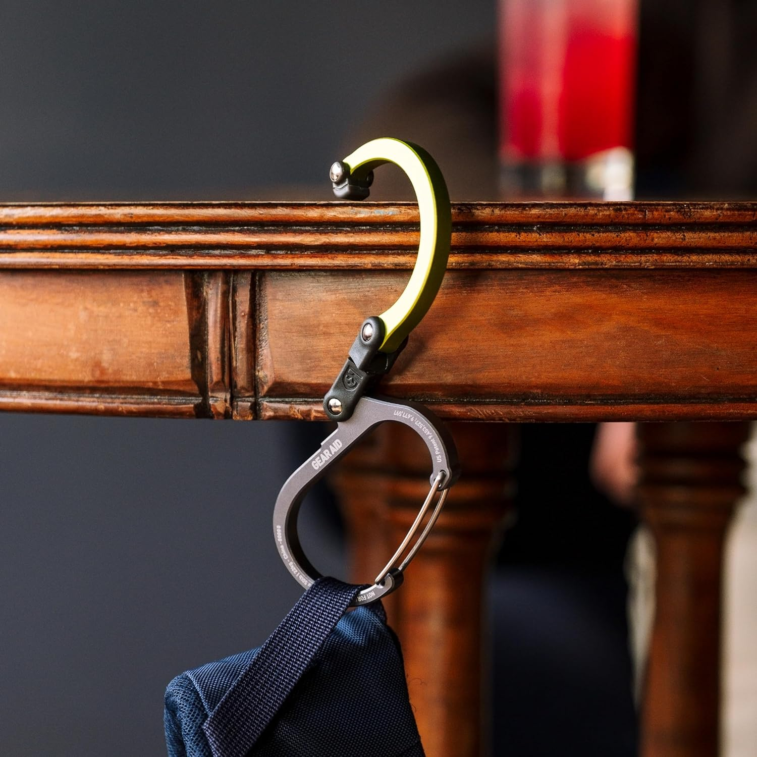 Gear AID HEROCLIP (Small) Carabiner Gear Clip and Hook, for Hanging Bags, Purses, Lanterns, Strollers, Tools, Helmets, Water Bottles, and More image number 6