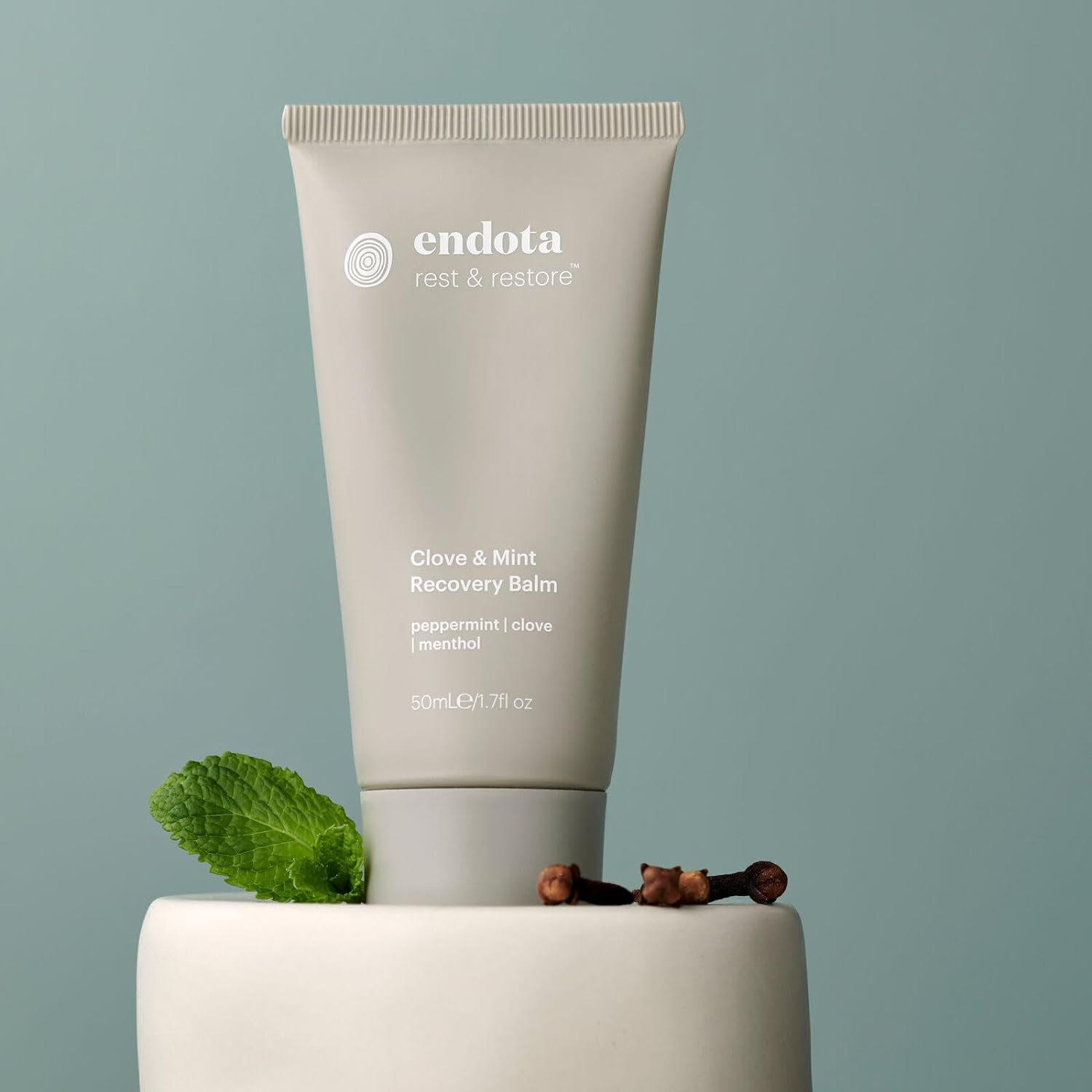 Endota Organics Clove and Mint Recovery Balm 50 Ml, a Recovery Balm Containing a Soothing Blend of Essential Oils. image number 4