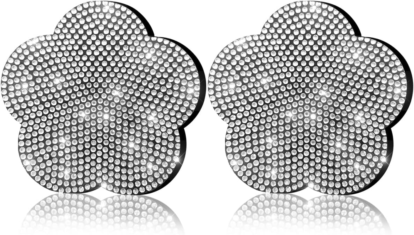 BEZANU Bling Silicone Car Cup Holders, 2 PCS Non-Slip Car Cup Pads for Universal Interior Accessories (7Cm/ 2.75In) image number 6