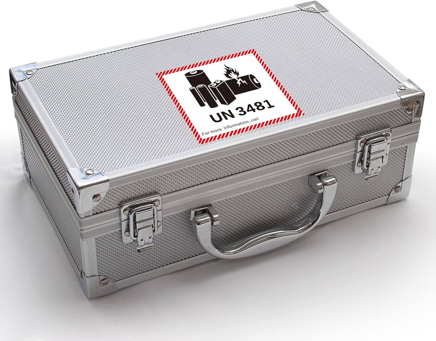 Hybsk UN3481 Labels 4.7 X 4.3 Inch Lithium Ion Battery Transport Caution Warning Labels 50 Pcs Adhesive Shipping Labels (UN3481) image number 1