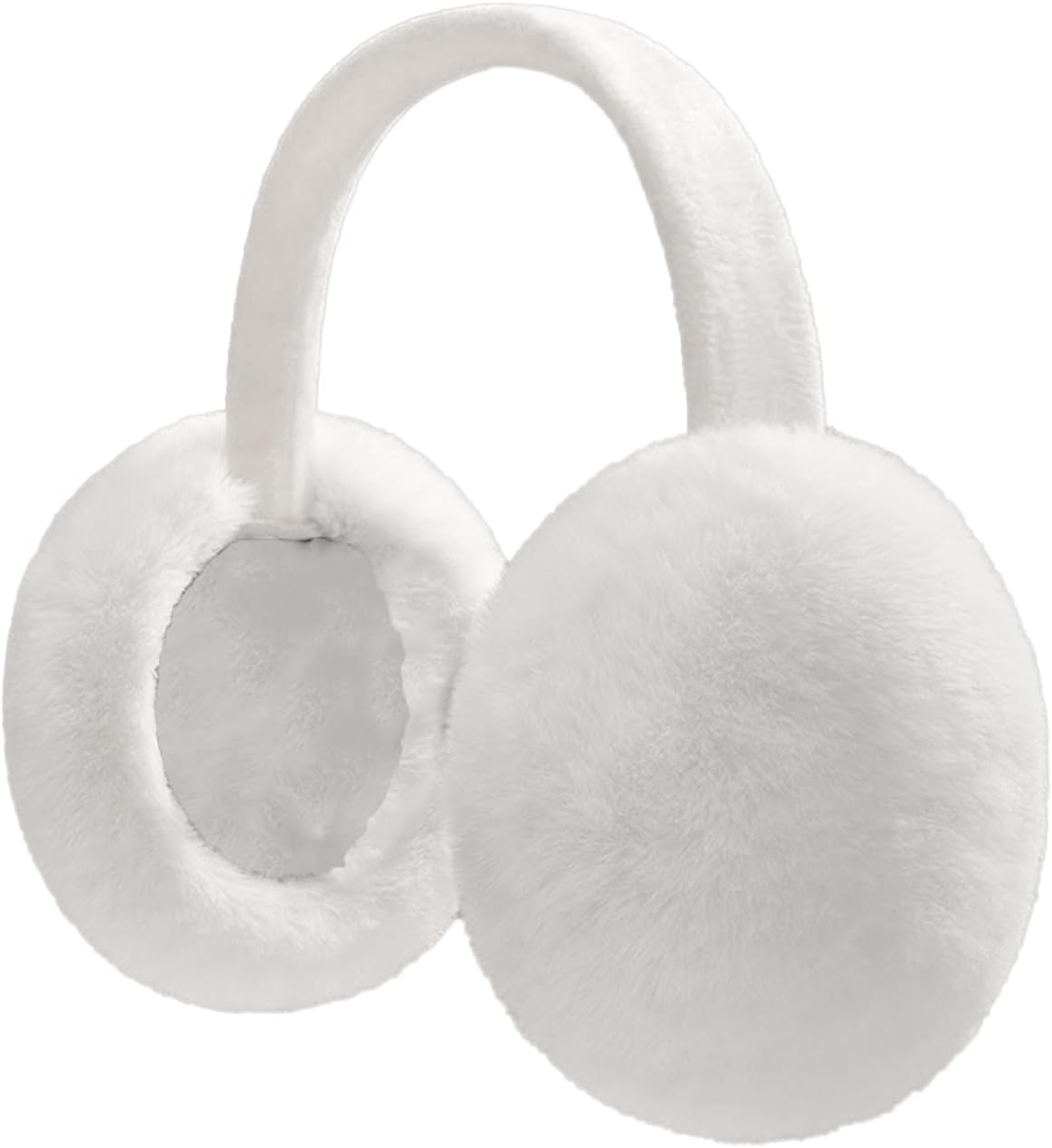 CENZICOM Foldable Winter Ear Muffs, Faux Fur, Outdoor Ear Warmers