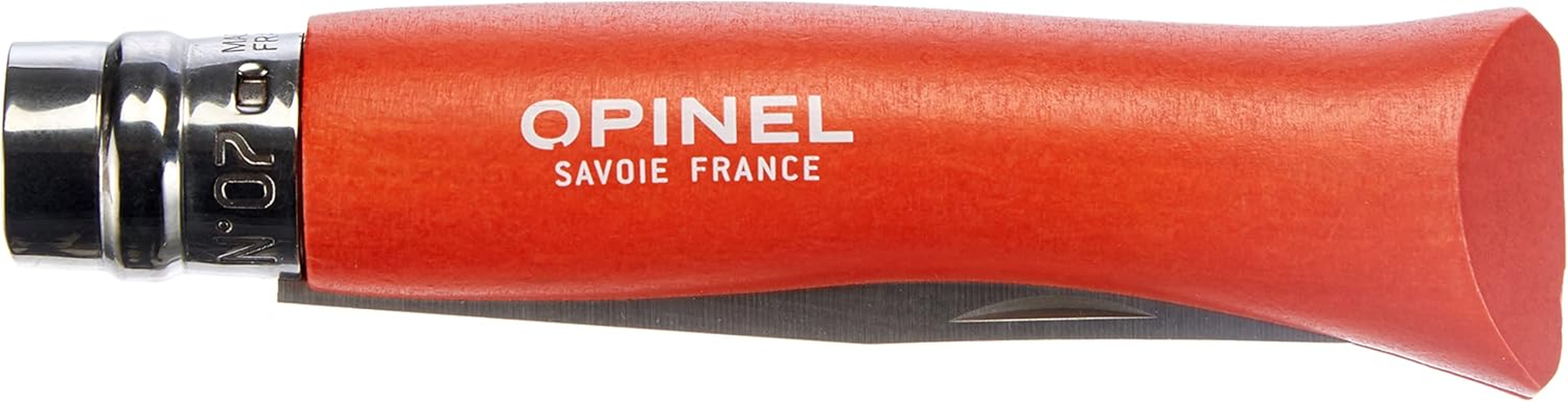 Opinel My First Opinel #07 round Ended Folding Knife, Tangerine, 8 Cm